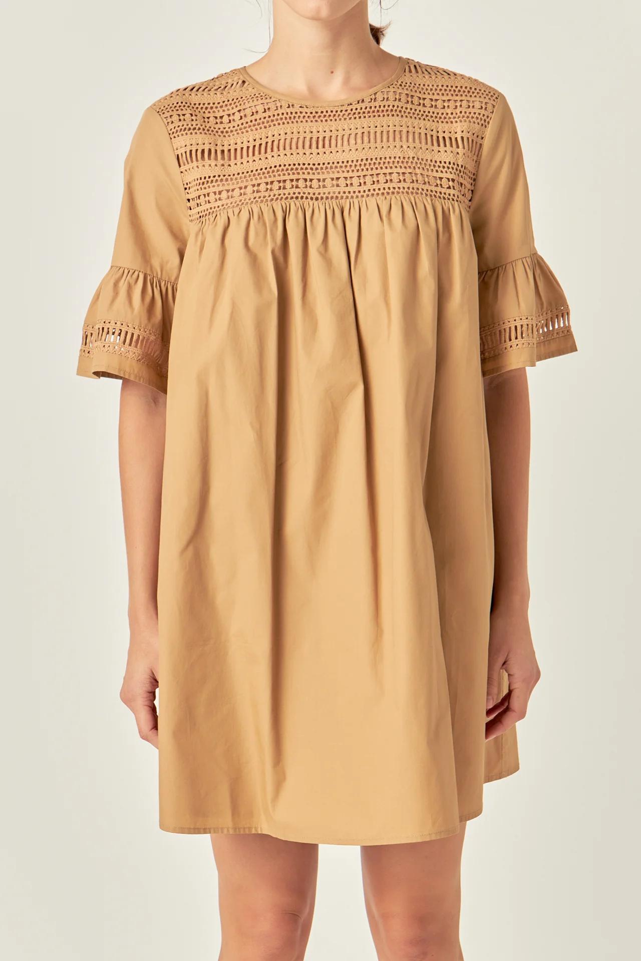 Lace Detail Mini Dress - Image 7