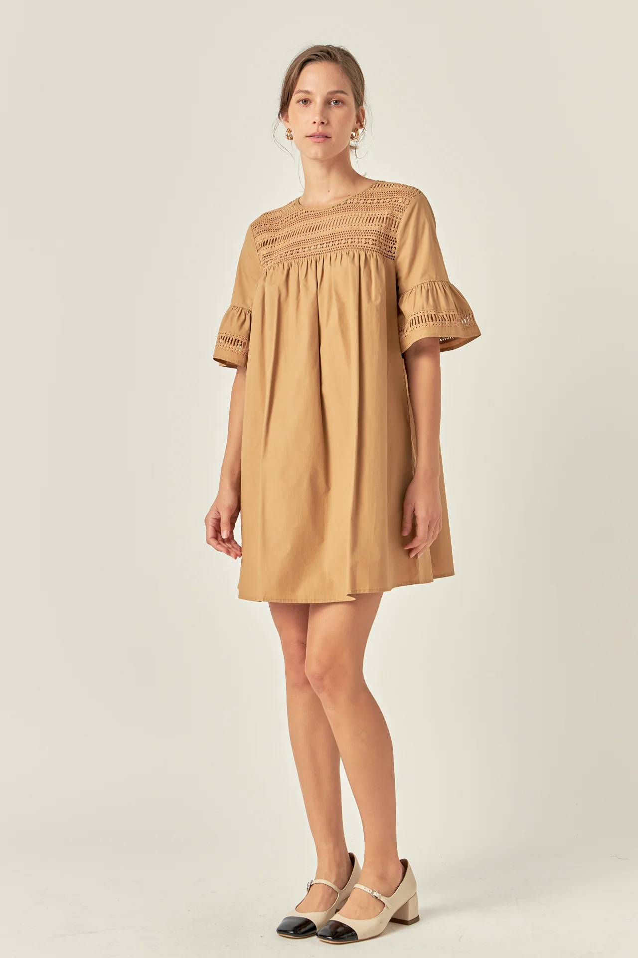 Lace Detail Mini Dress - Image 8