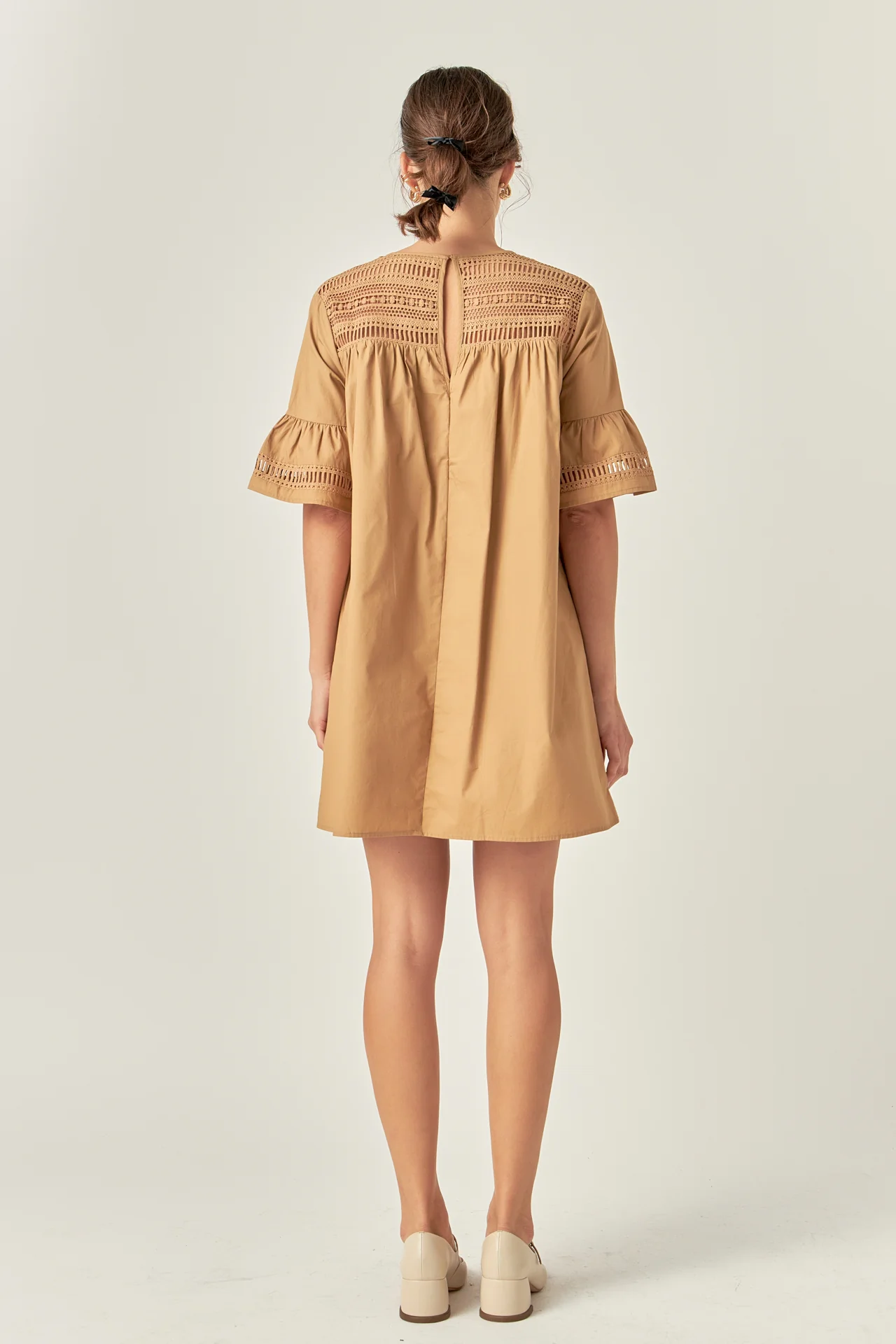 Lace Detail Mini Dress - Image 9