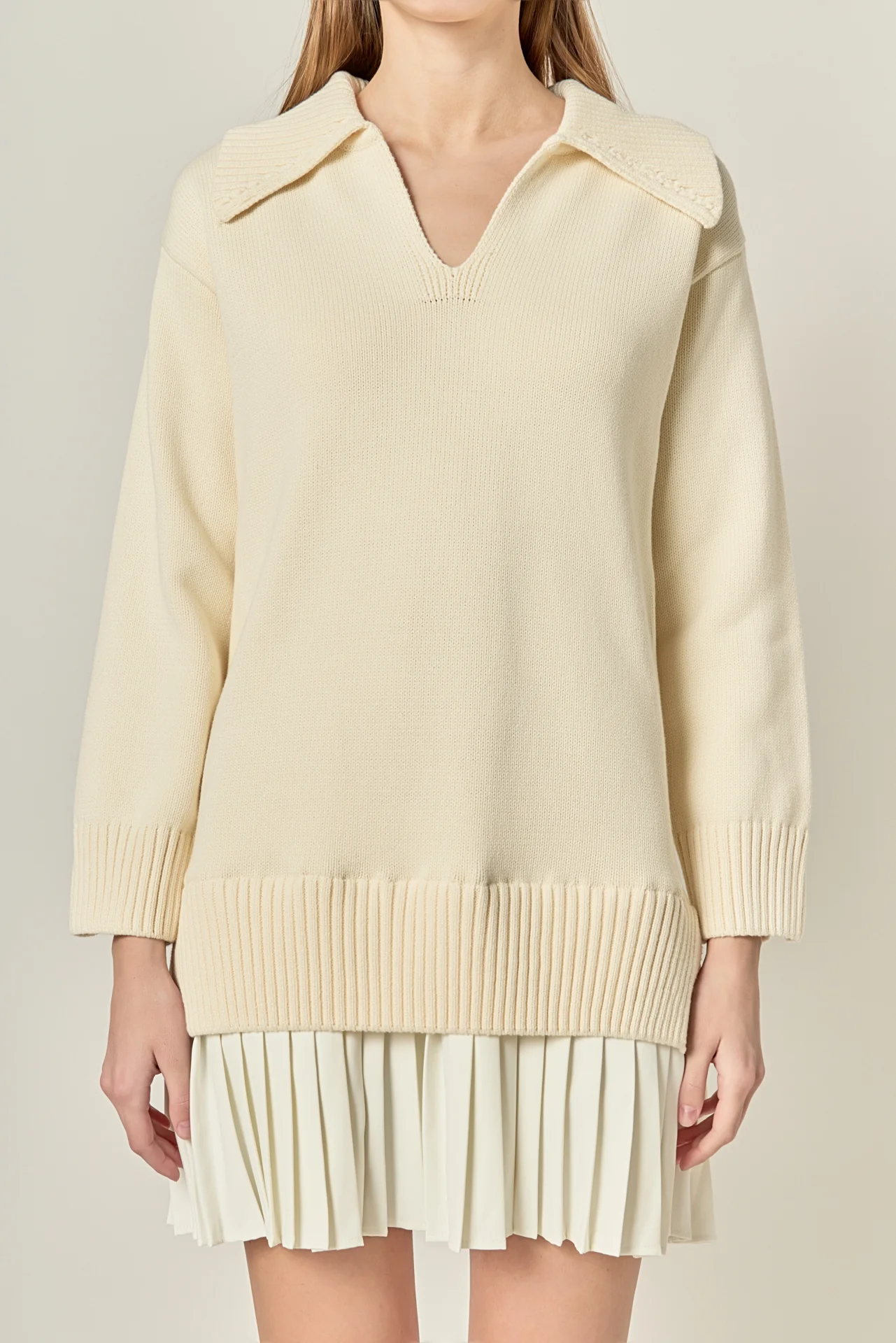 Layered Sweater Dress - Image 2
