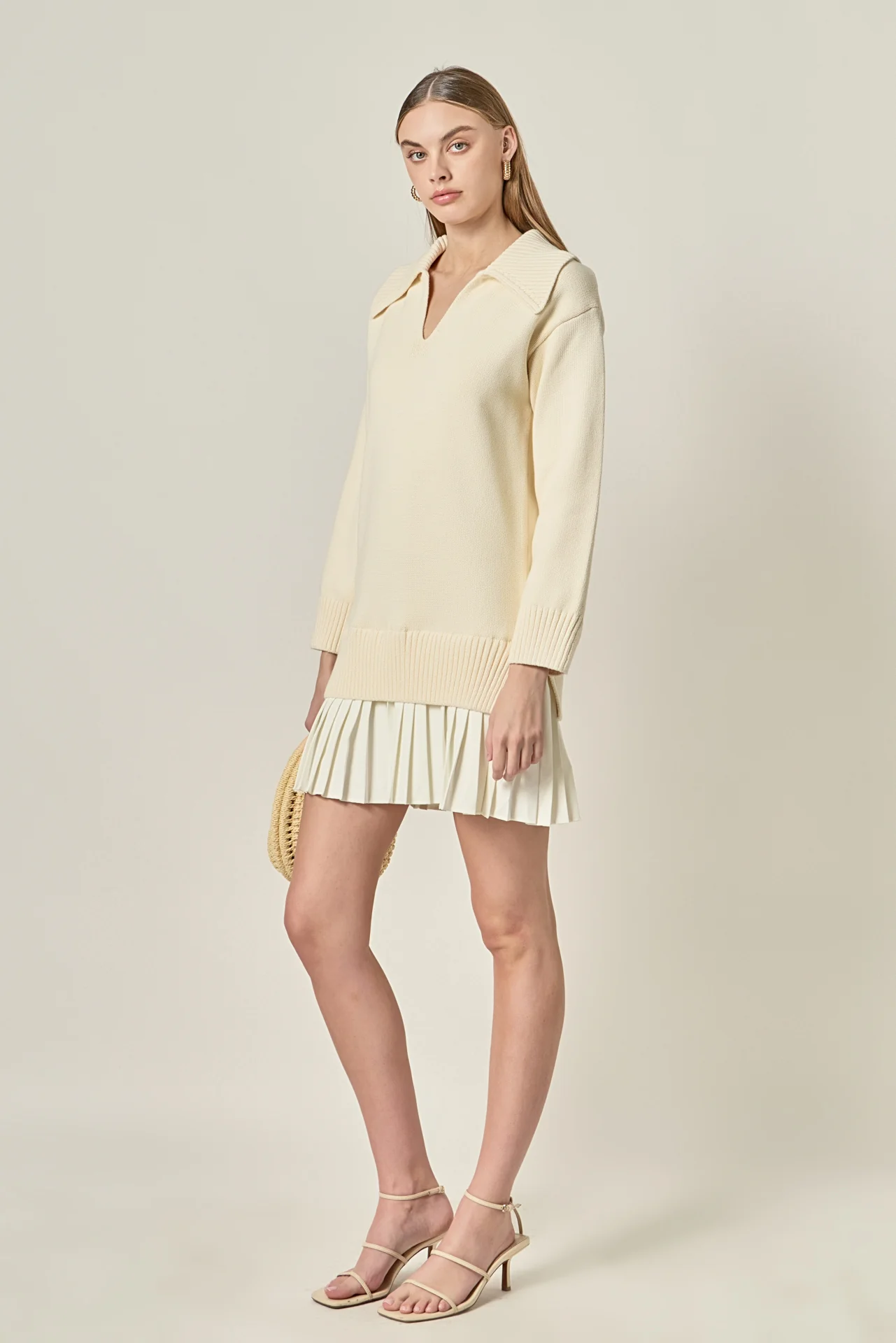 Layered Sweater Dress - Image 3