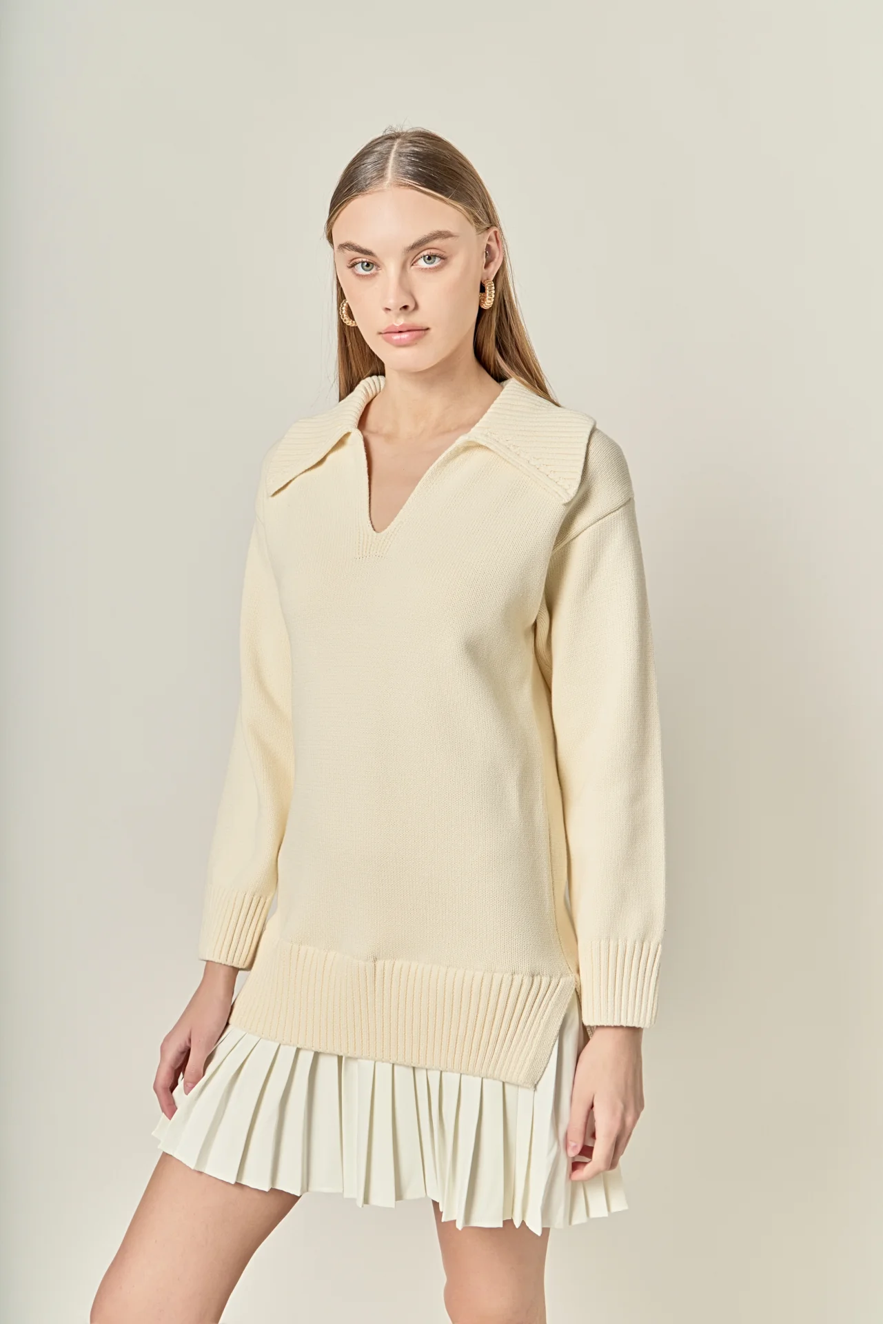 Layered Sweater Dress - Image 5