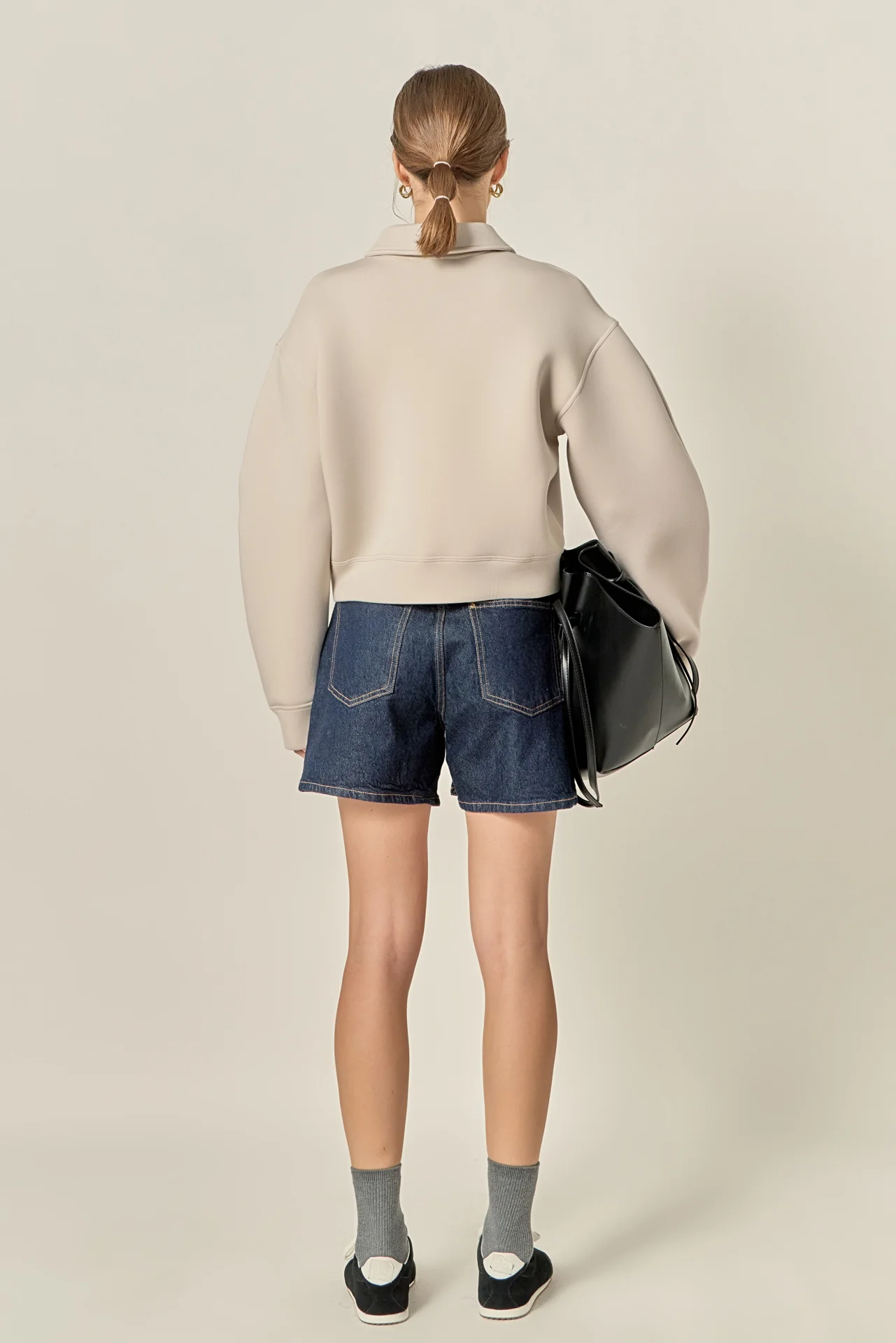 Paris Script Polo Scuba Top - Image 5