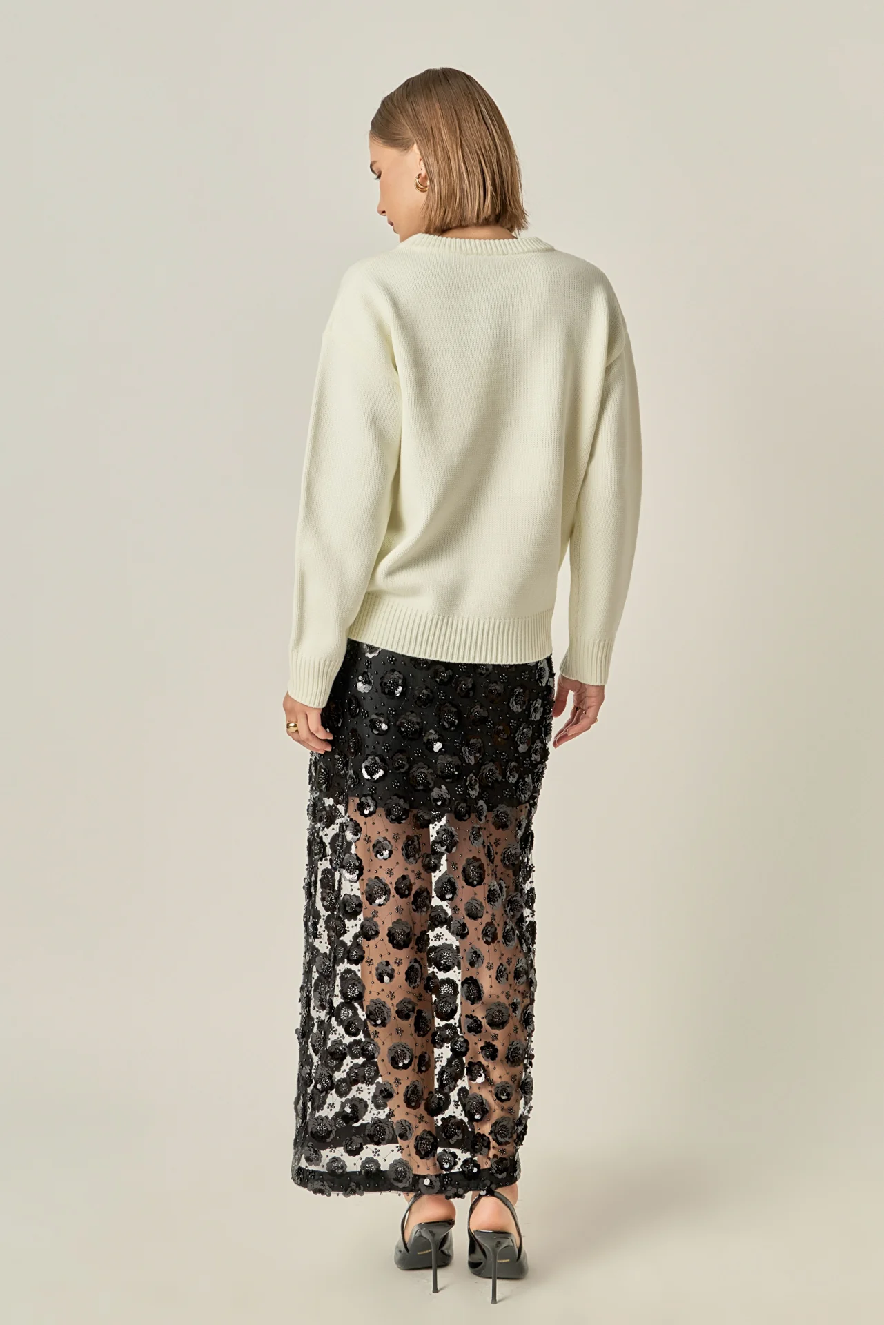 Cheers Lettering Sweater - Image 4