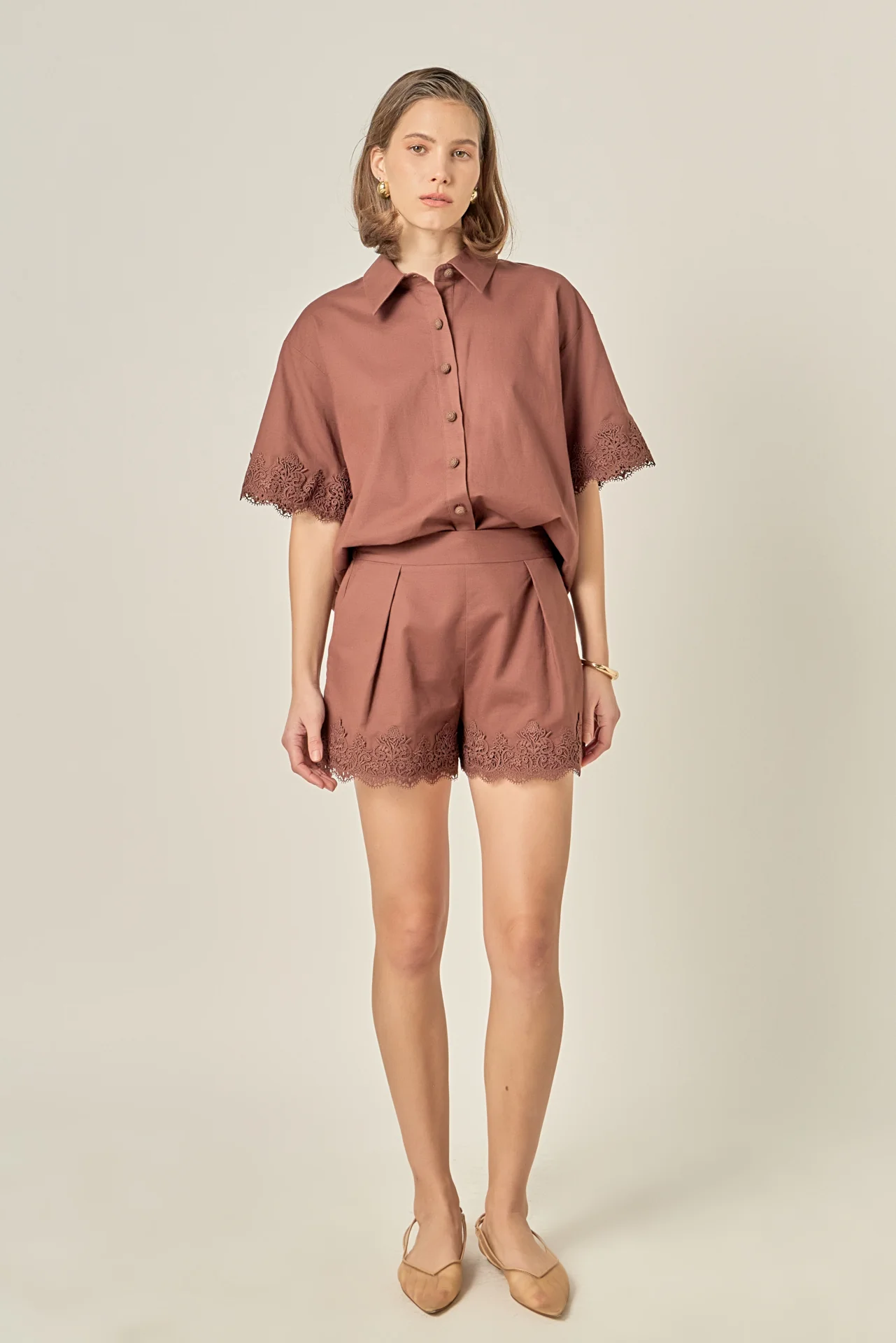 Linen Lace Shirt - Image 17