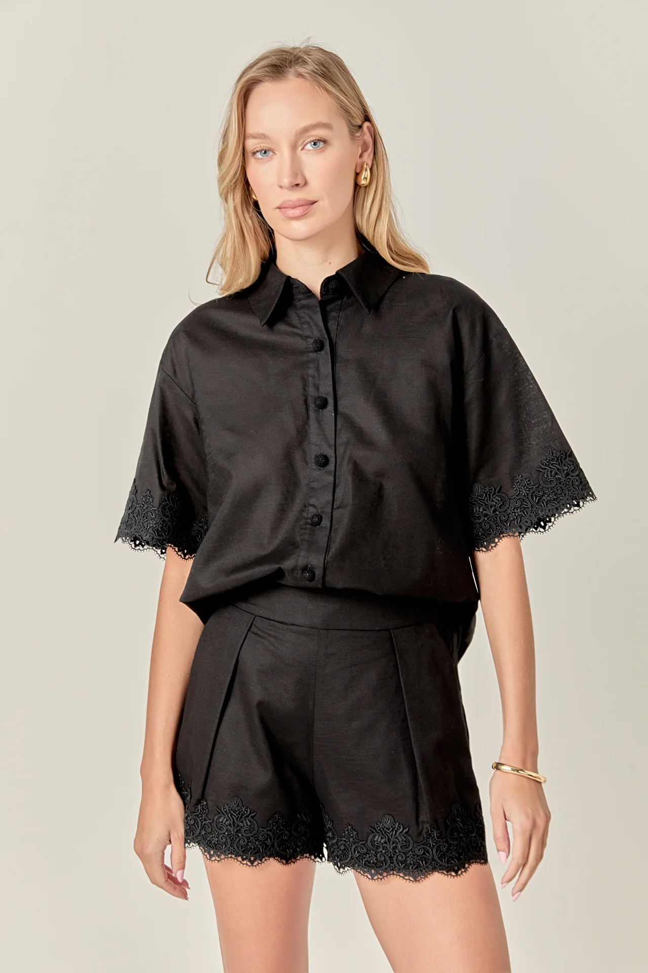 Linen Lace Shirt - Image 27