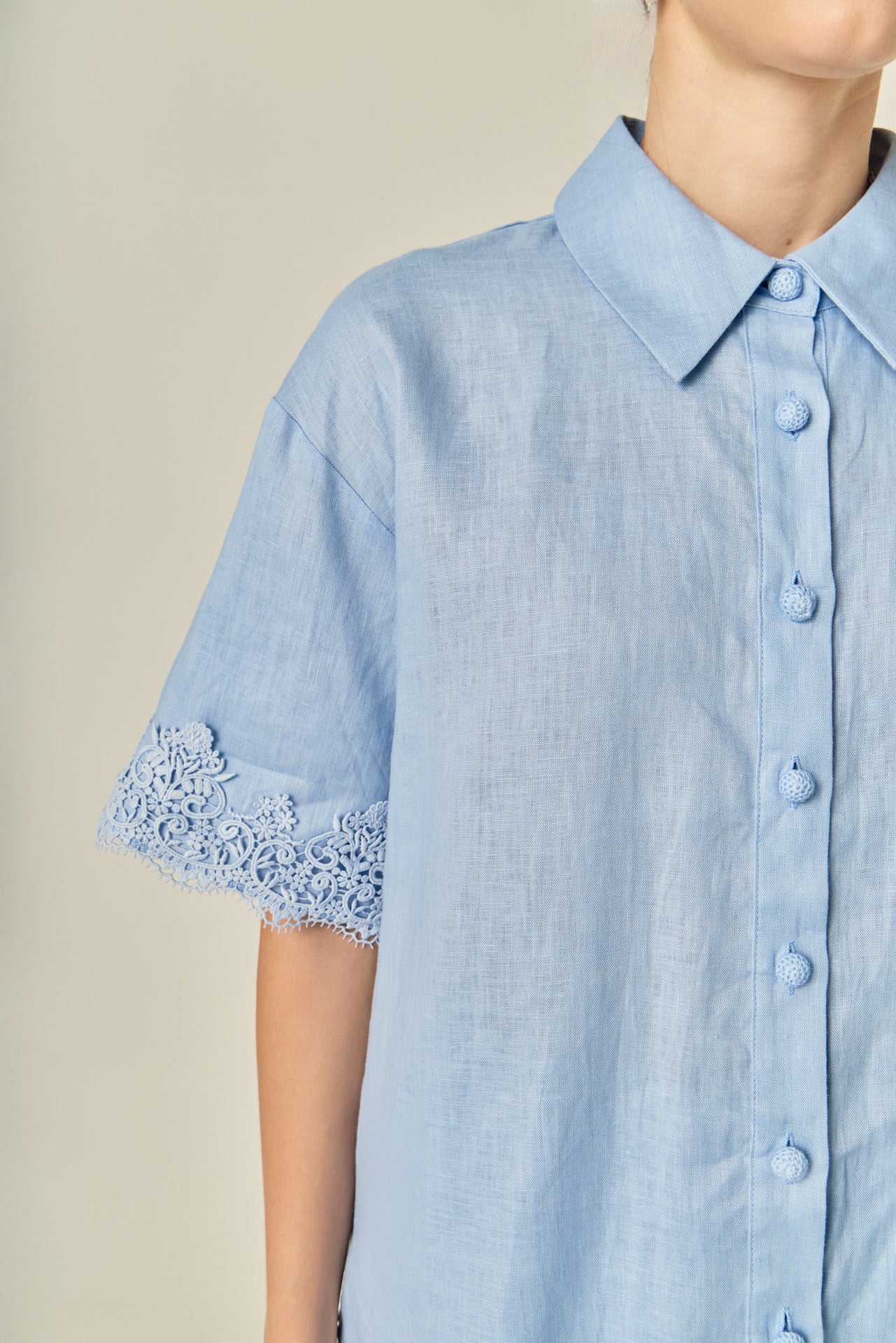 Linen Lace Shirt - Image 30