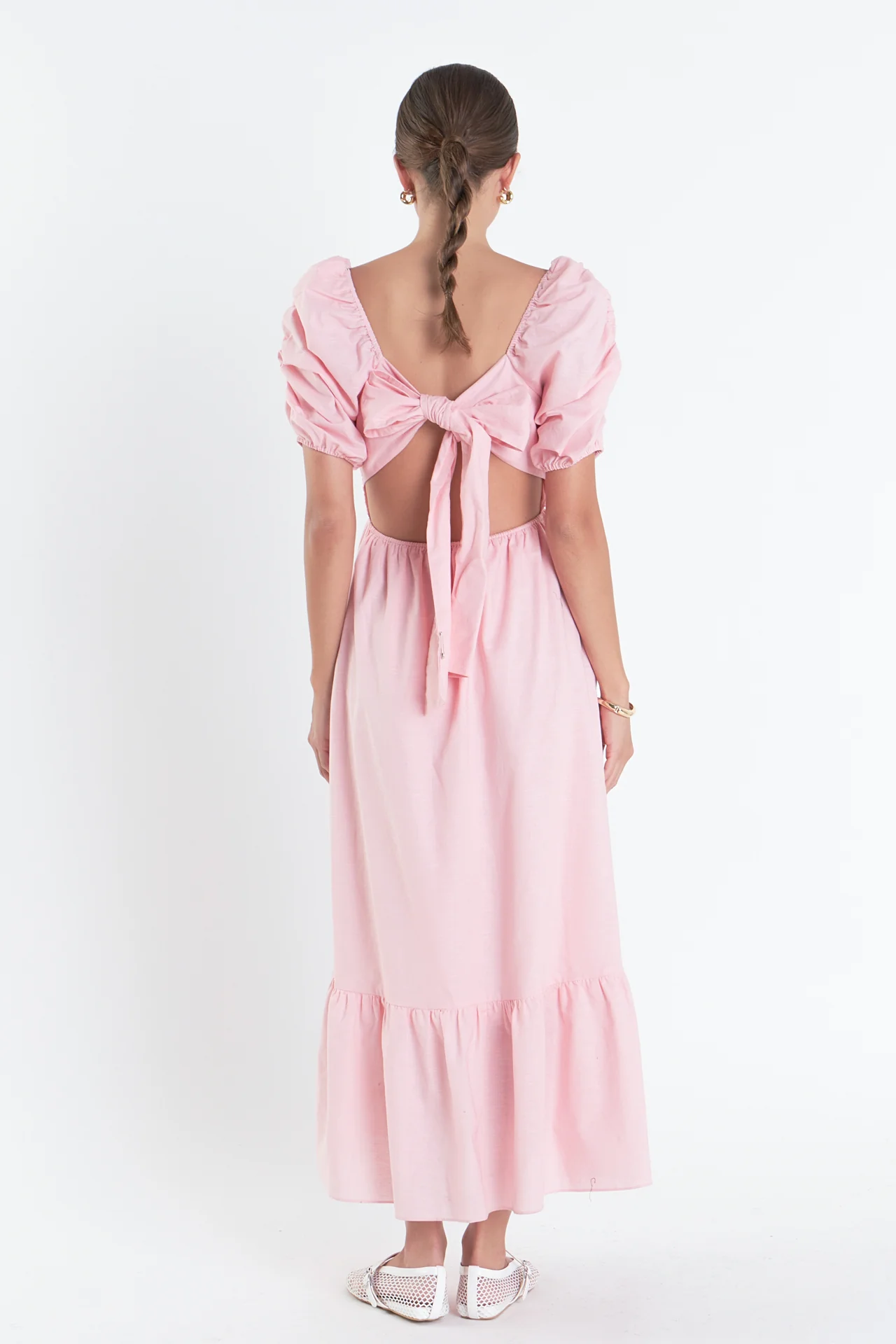 Linen Maxi Dress - Image 4