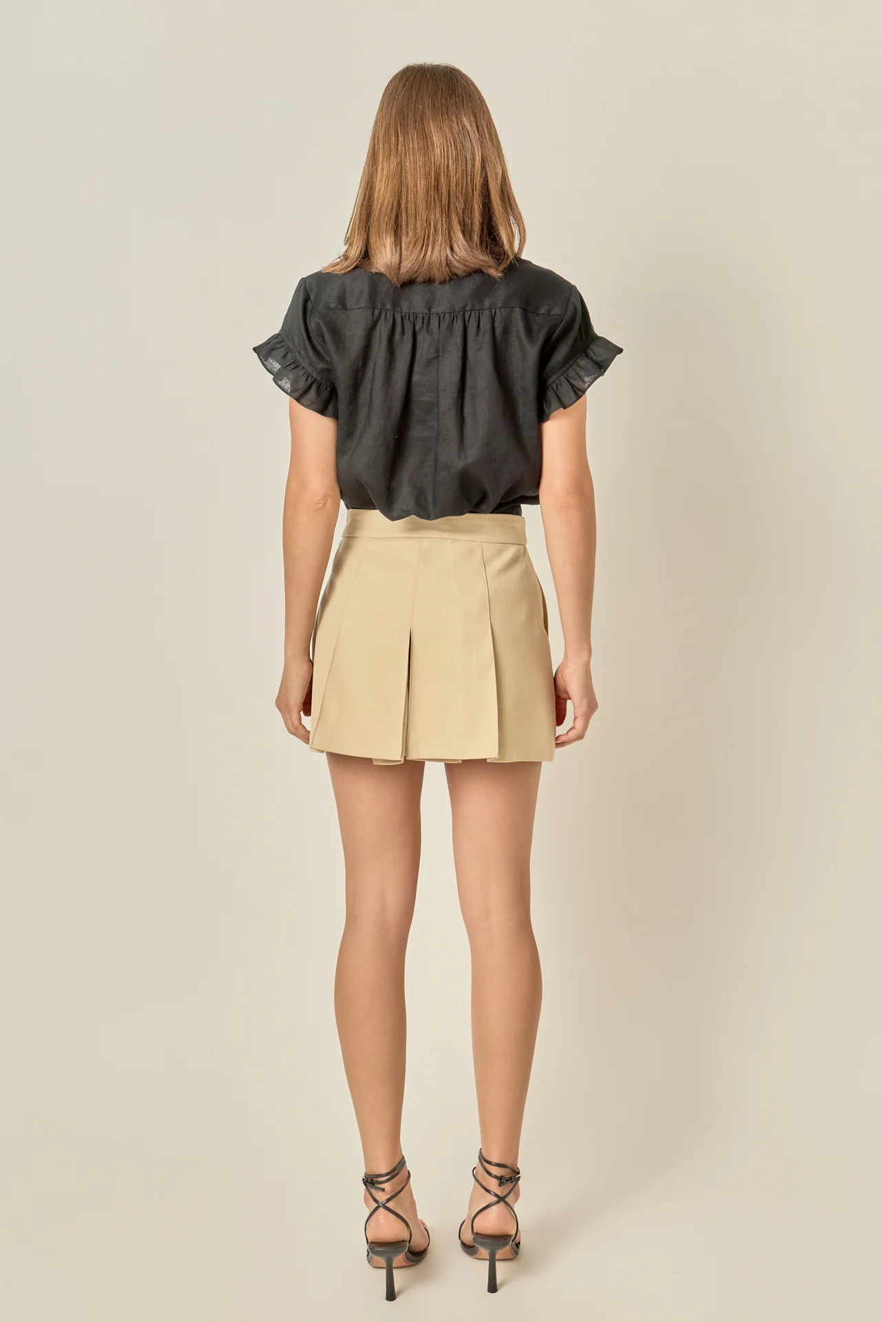 Linen Ruffle Shirt - Image 28