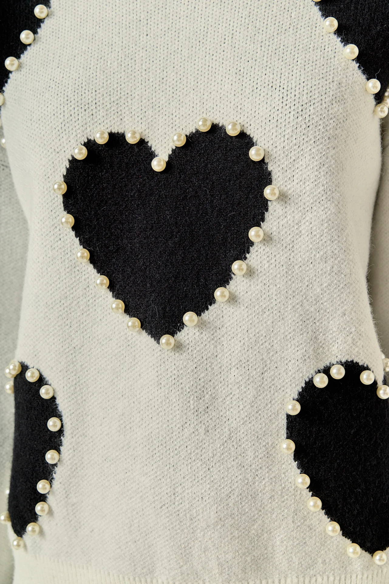 Long-Sleeve Heart Sweater - Image 2