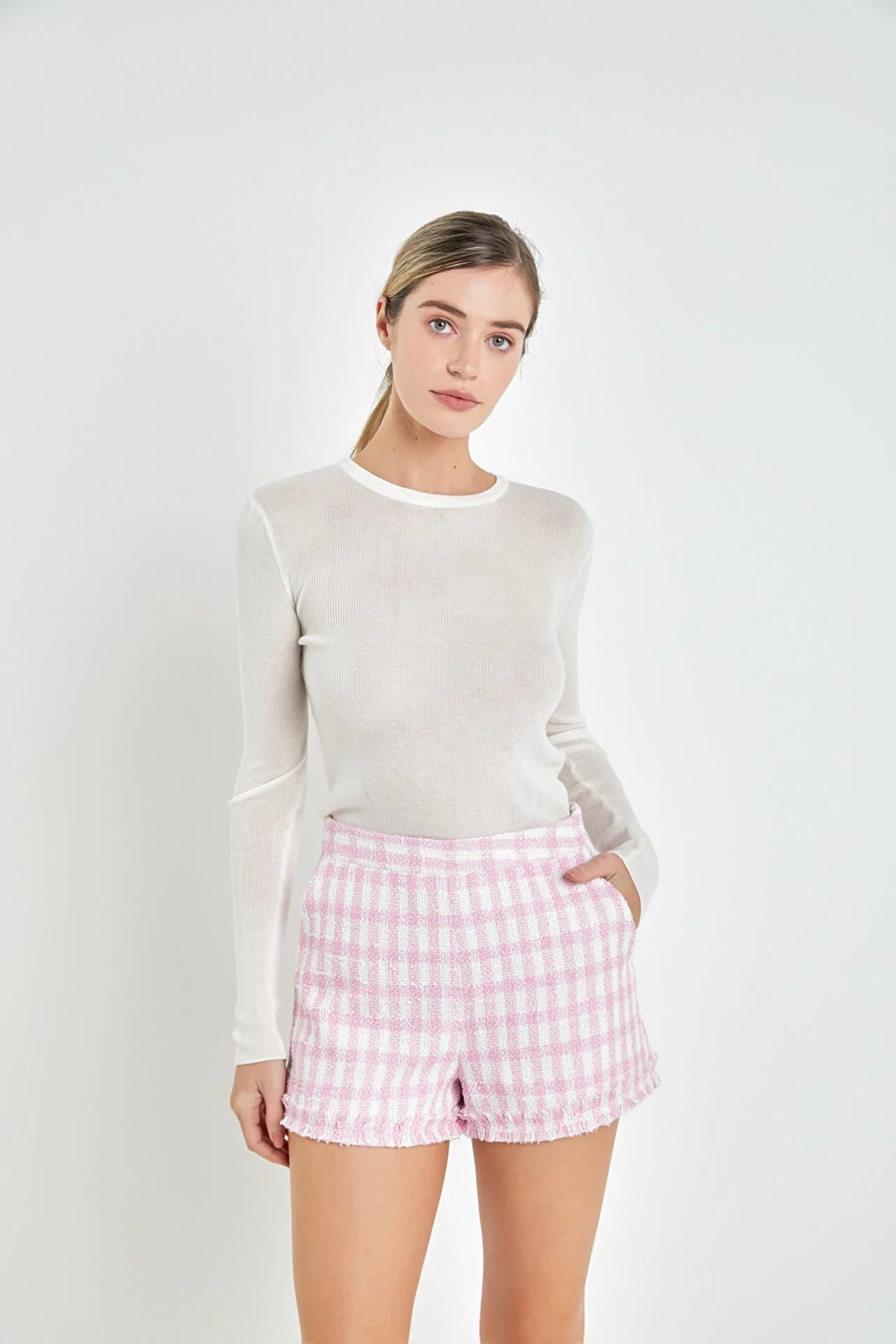 Loose Knit Long Sleeve Top - Image 11