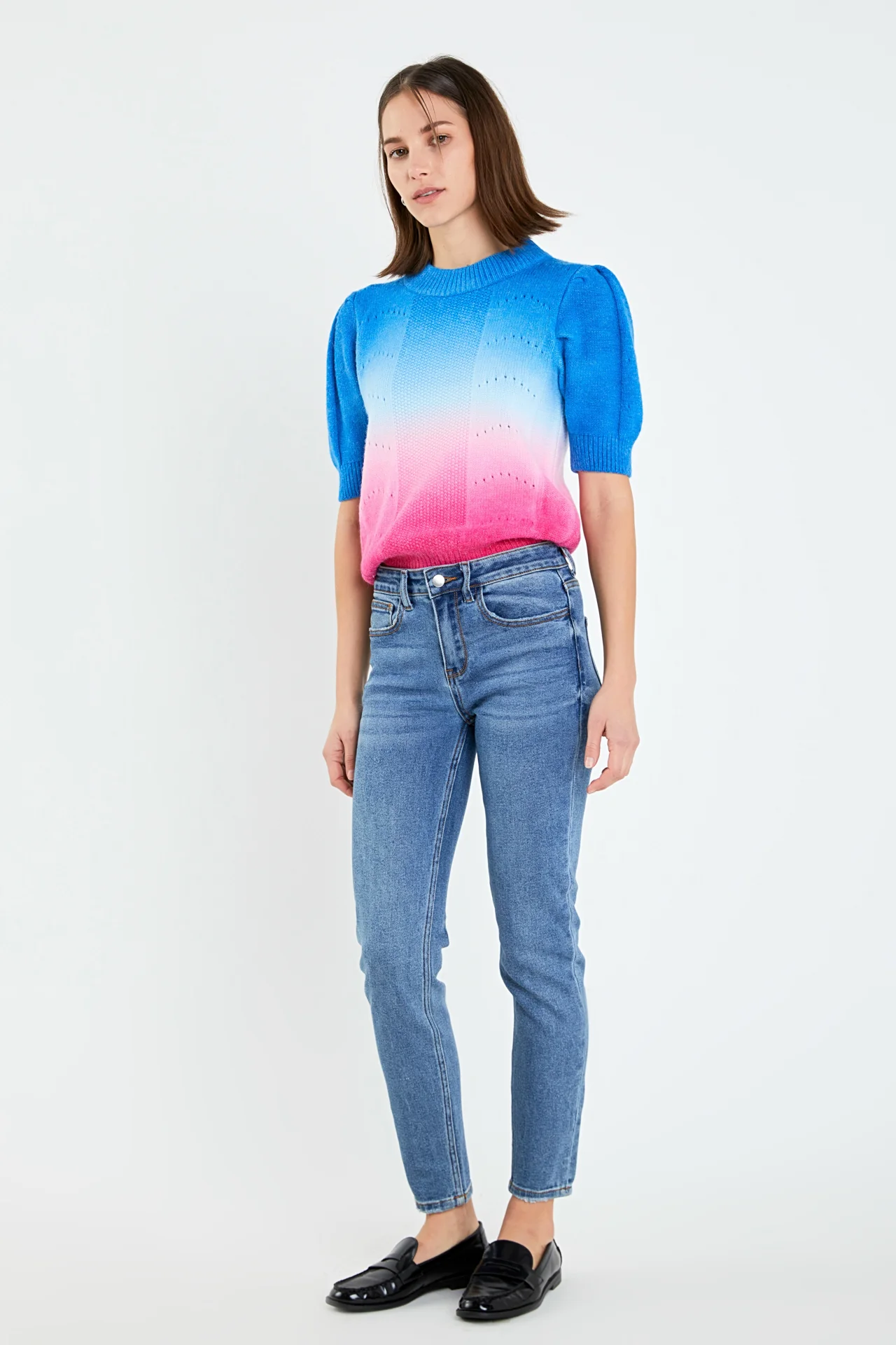 Midi Waist Skinny Ankle Jeans - Image 3