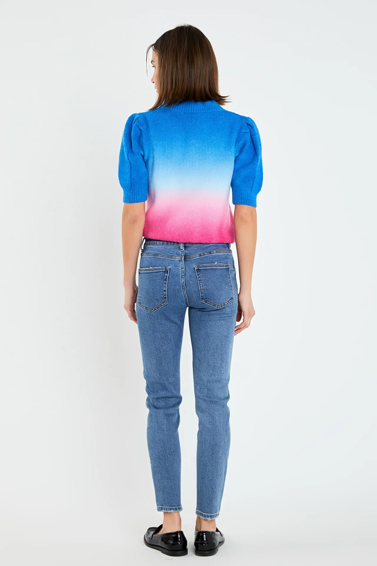 Midi Waist Skinny Ankle Jeans - Image 4