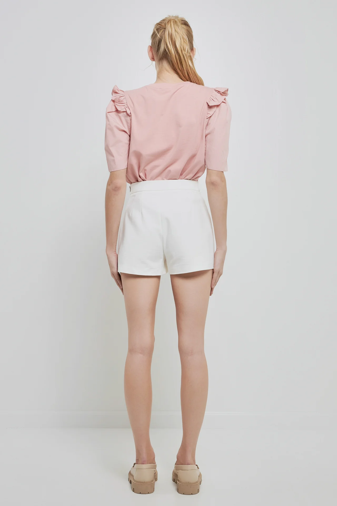 Mini Ruffle Puff Sleeve T-Shirt - Image 10
