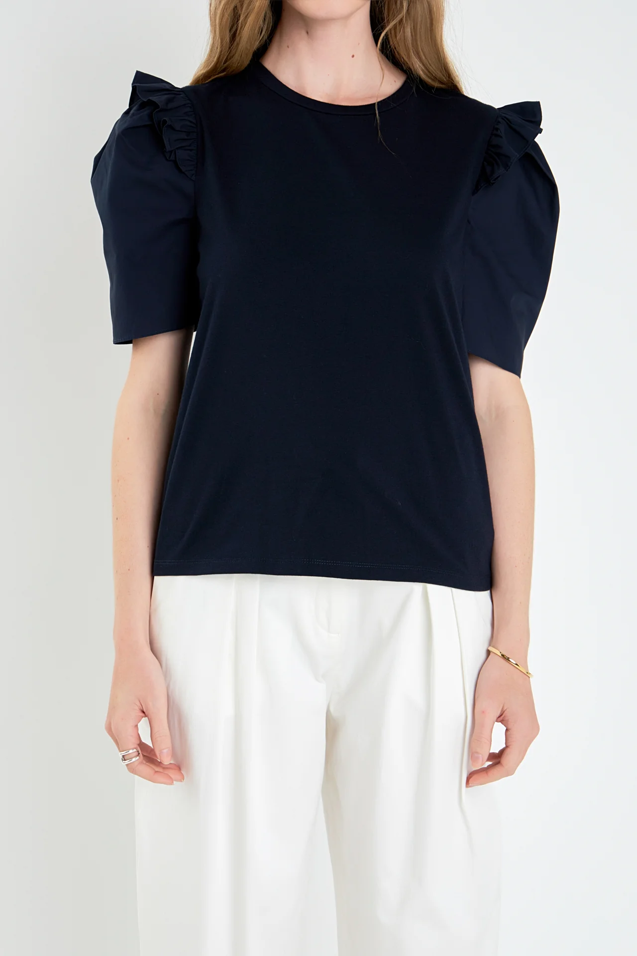 Mini Ruffle Puff Sleeve T-Shirt - Image 17