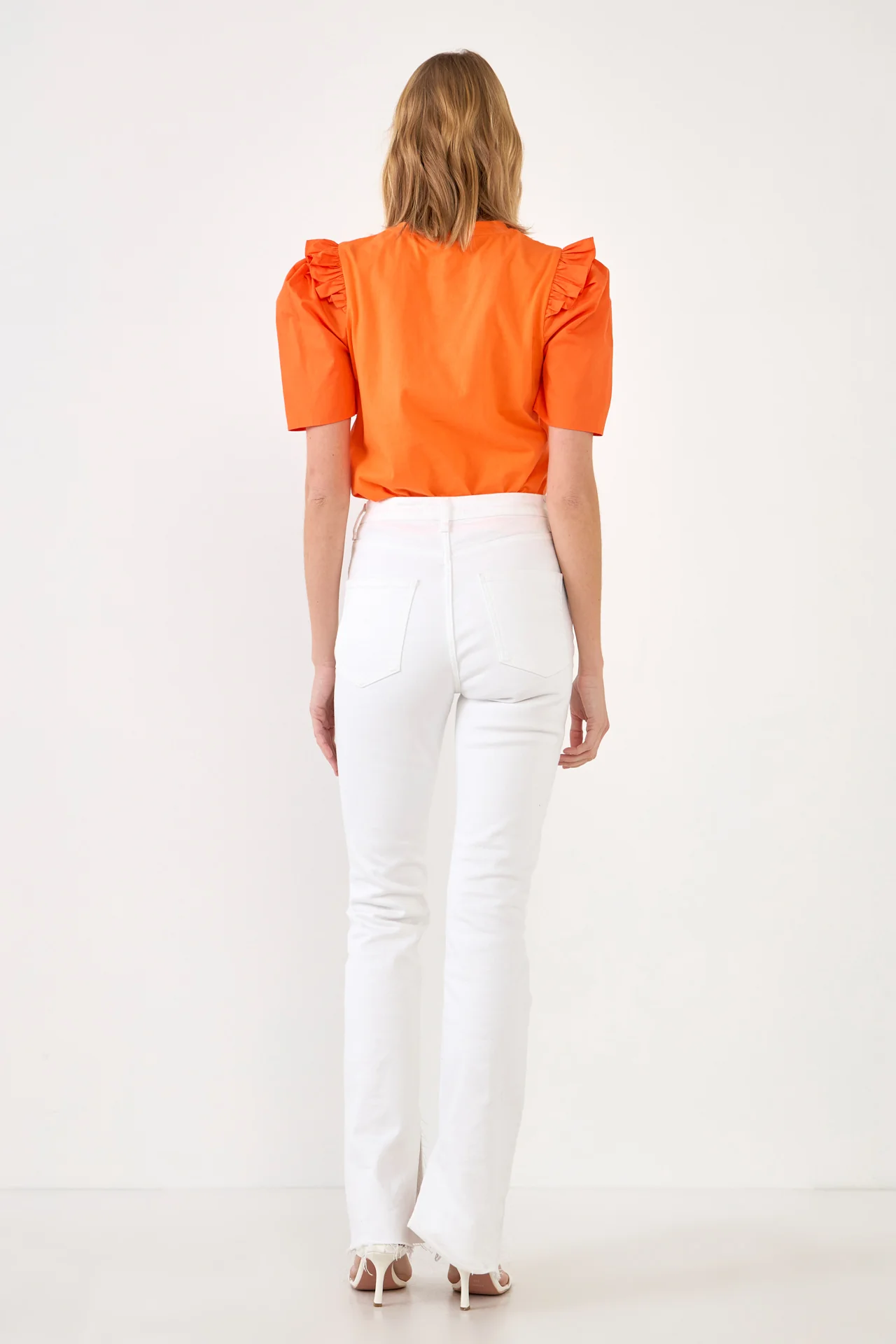 Mini Ruffle Puff Sleeve T-Shirt - Image 39