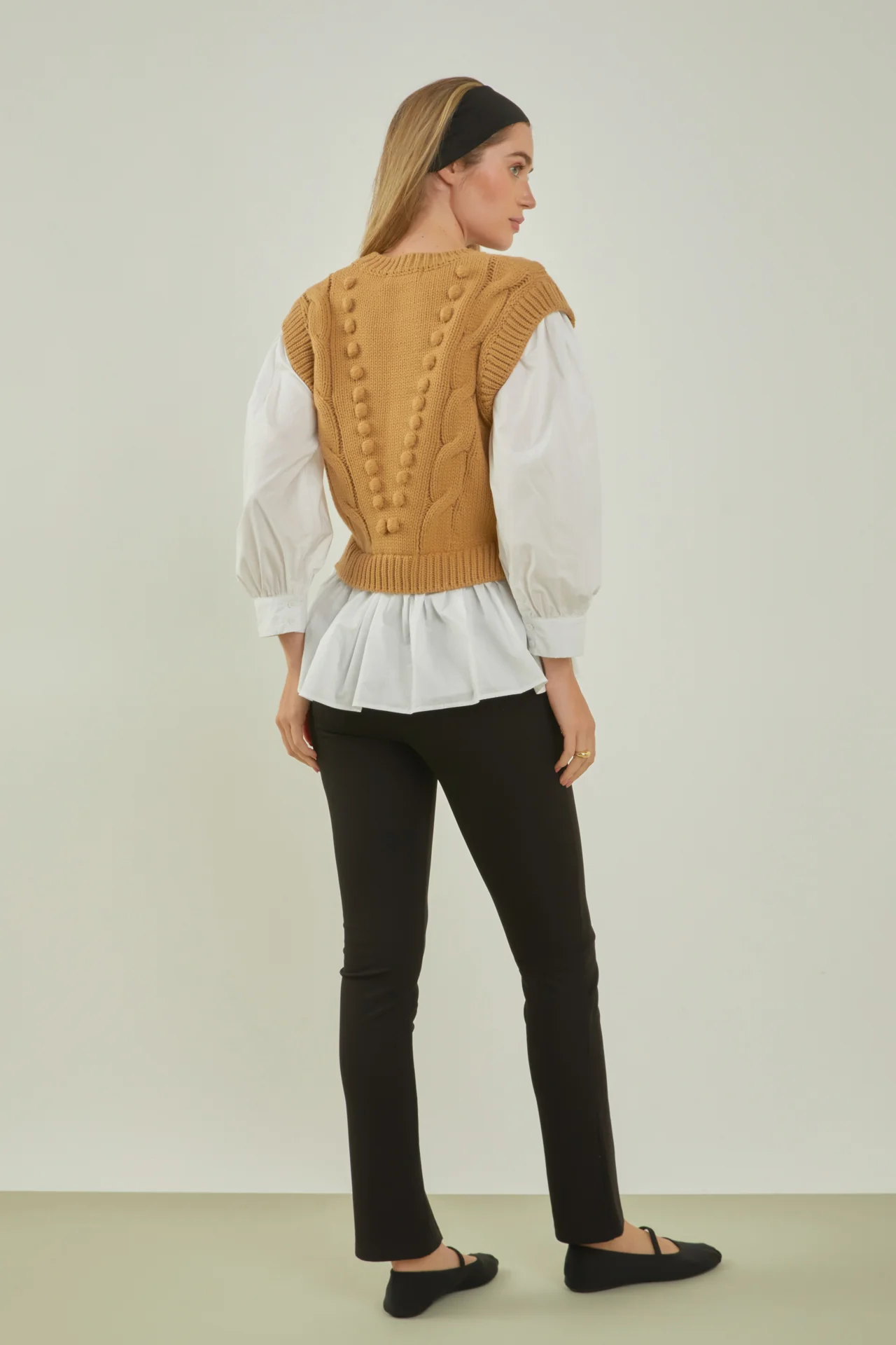 Mixed Media Cable Sweater - Image 19