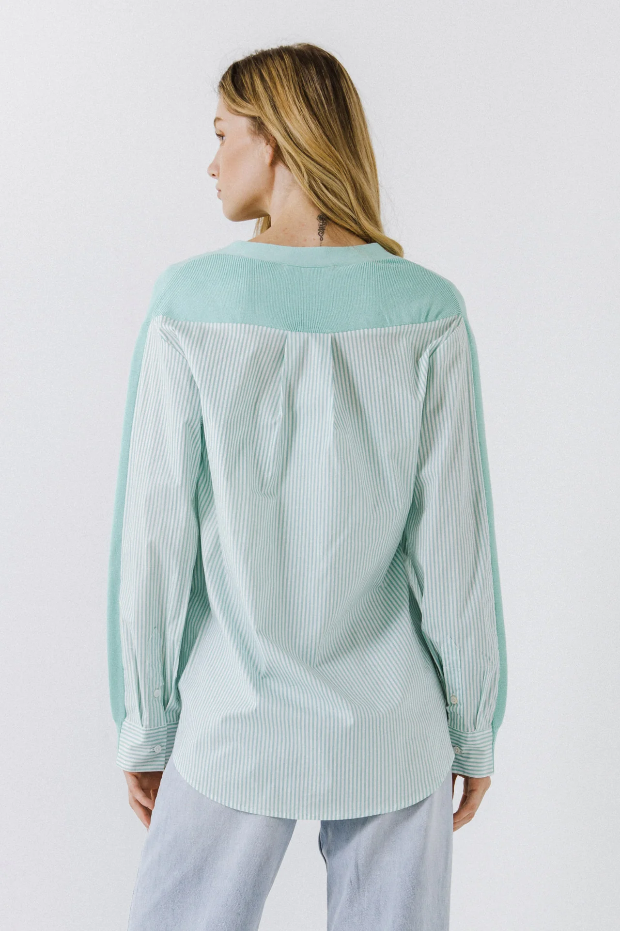 Mixed Media Cardigan - Image 14