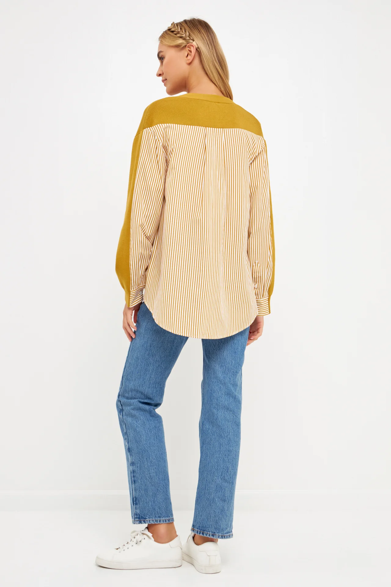 Mixed Media Cardigan - Image 4
