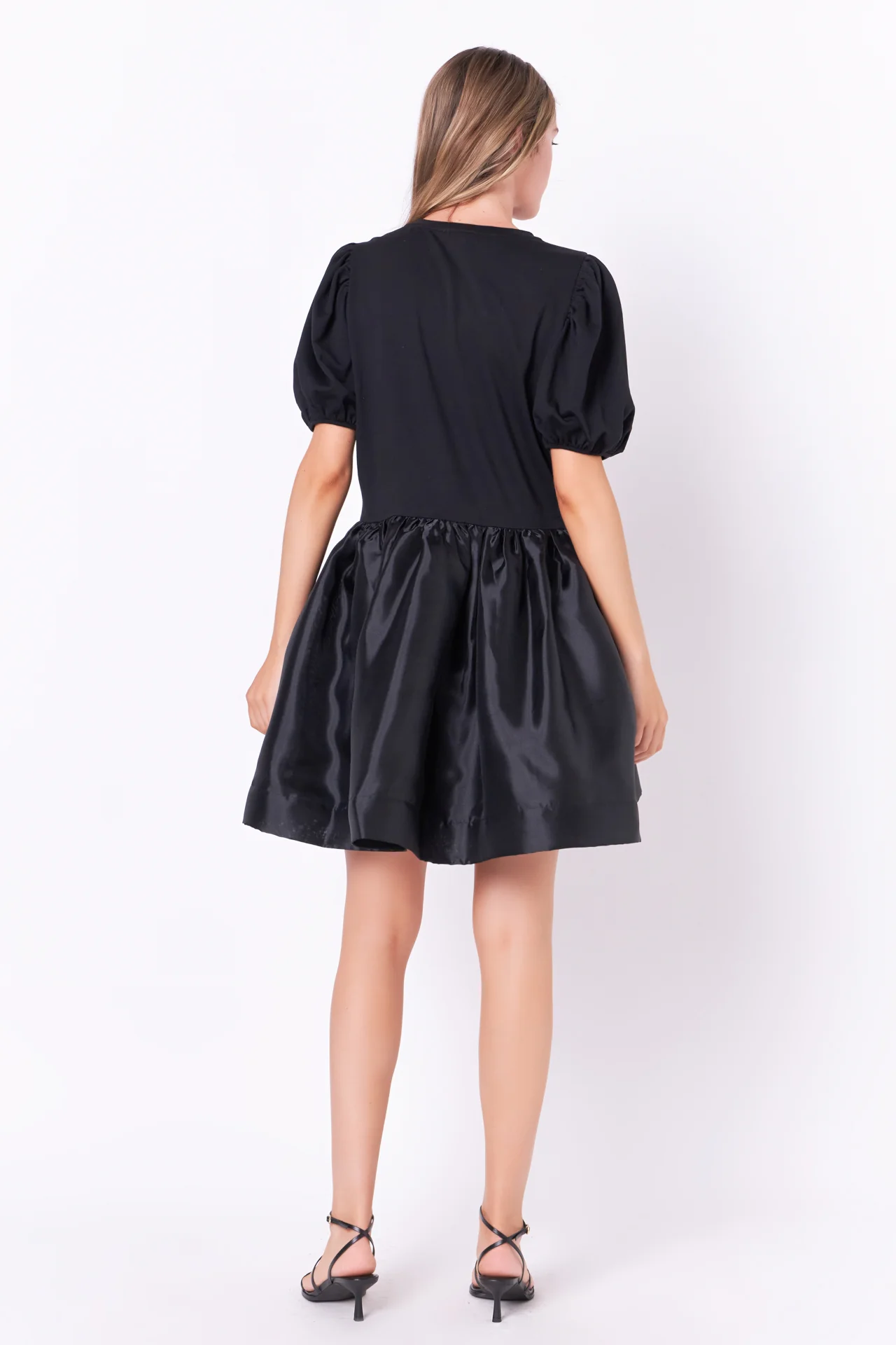 Mixed Media Organza Mini Dress - Image 4