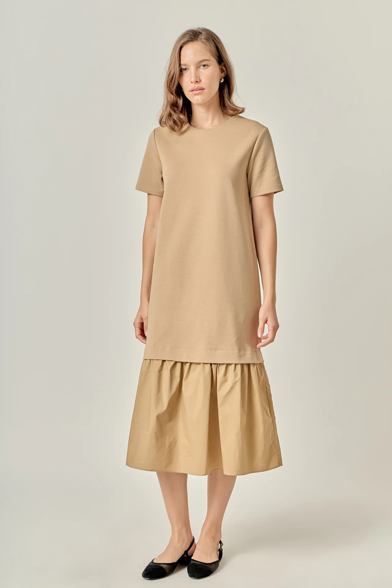 Mixed Media Tee Maxi Dress - Image 3