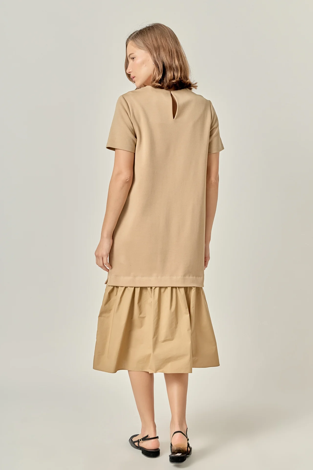 Mixed Media Tee Maxi Dress - Image 4