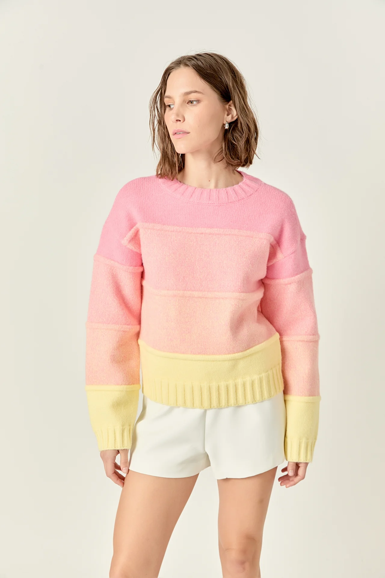 Ombre Crew Neck Sweater - Image 5