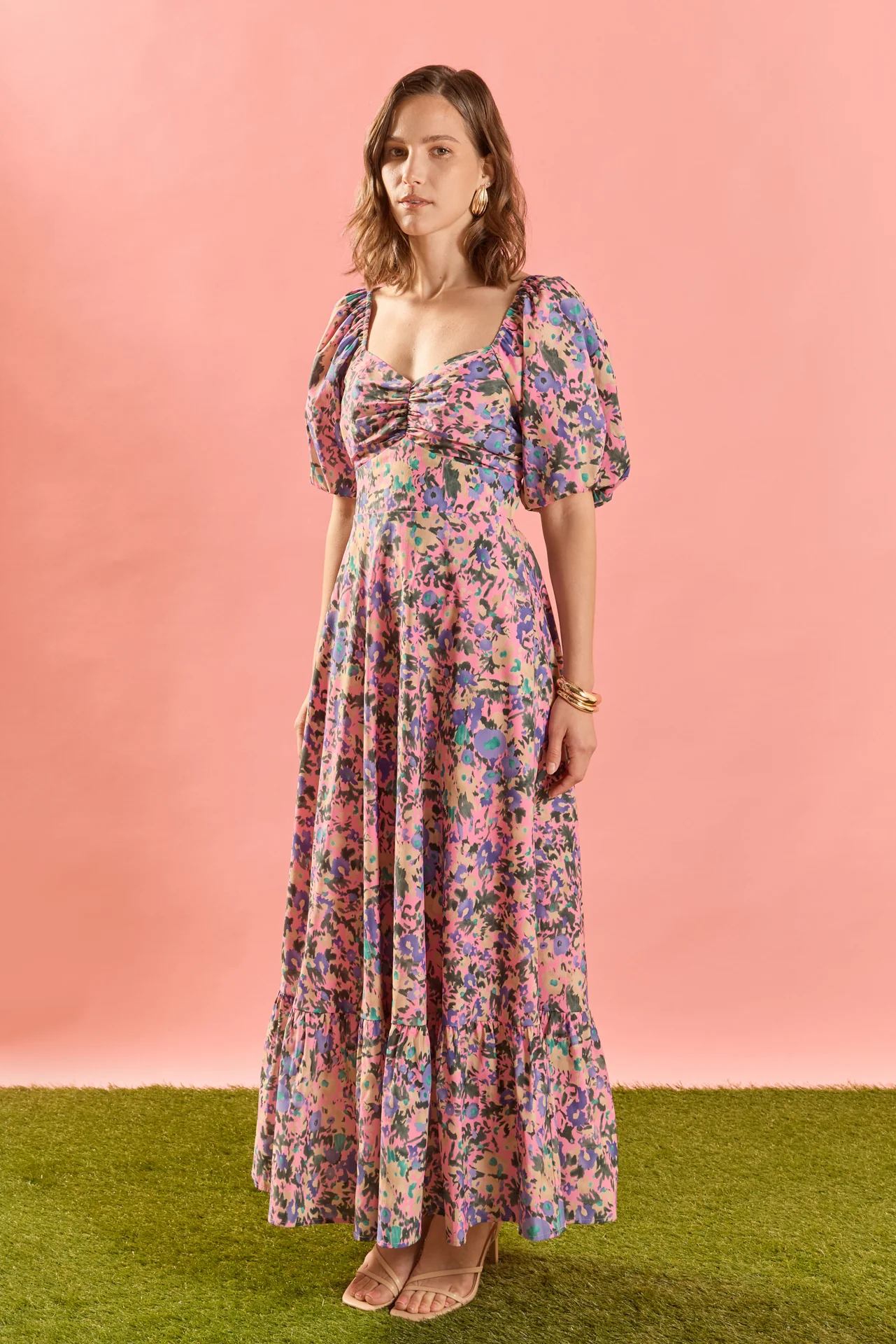 Open Back Tie Maxi Dress - Image 4