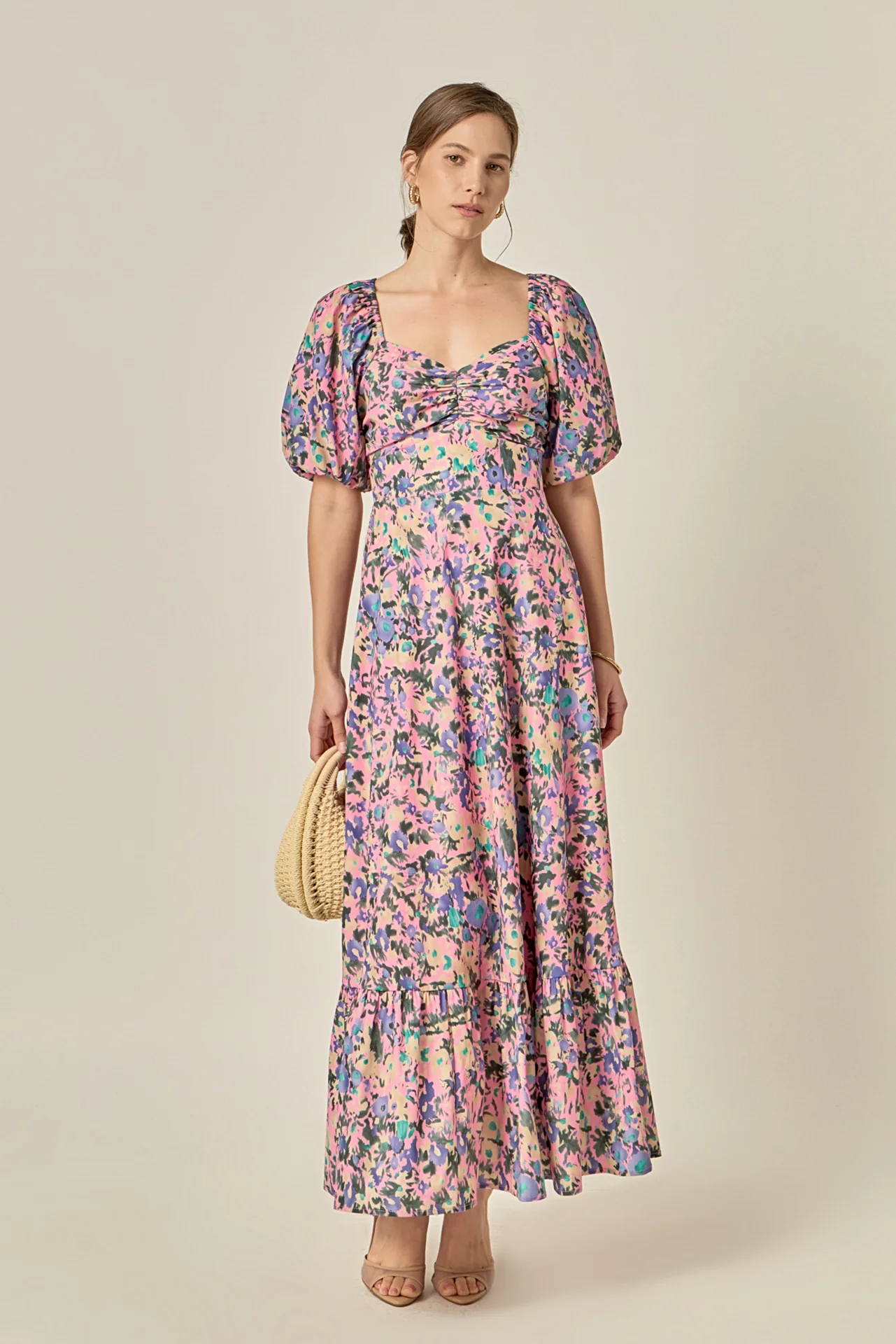 Open Back Tie Maxi Dress - Image 7