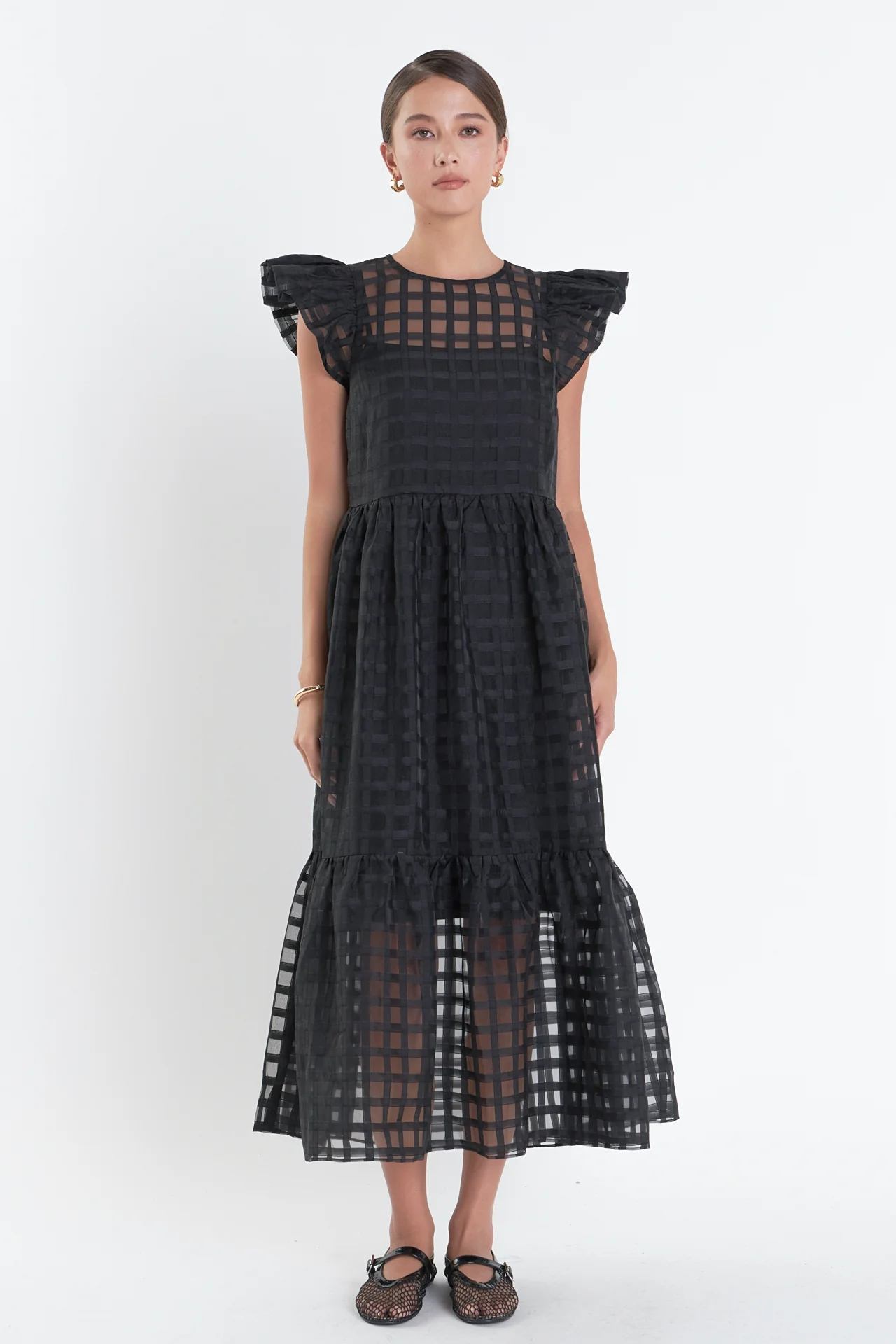 Organza Midi Dress - Image 11