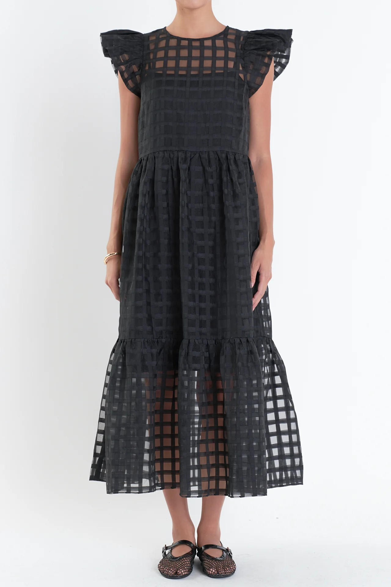Organza Midi Dress - Image 12