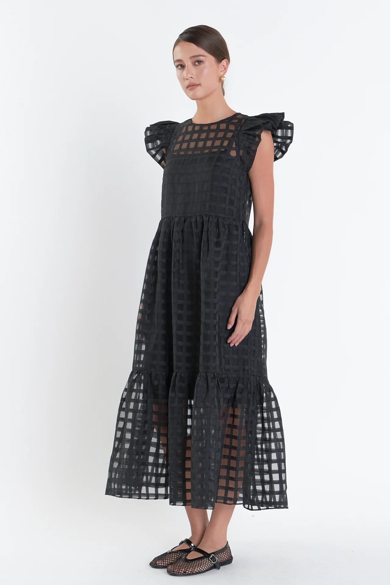 Organza Midi Dress - Image 13