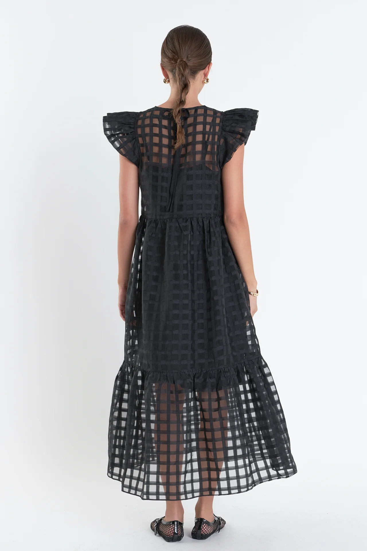 Organza Midi Dress - Image 14