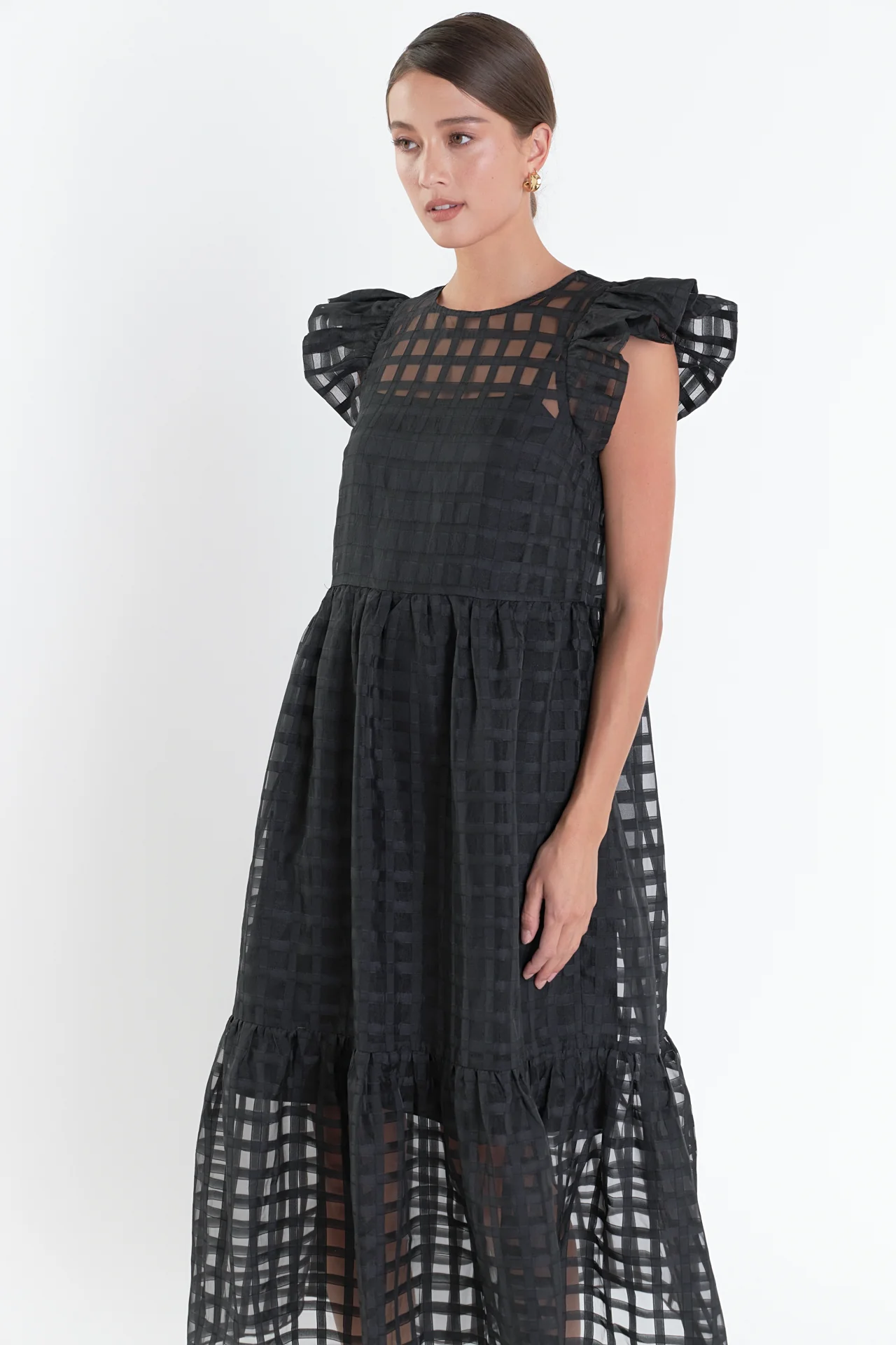 Organza Midi Dress - Image 15
