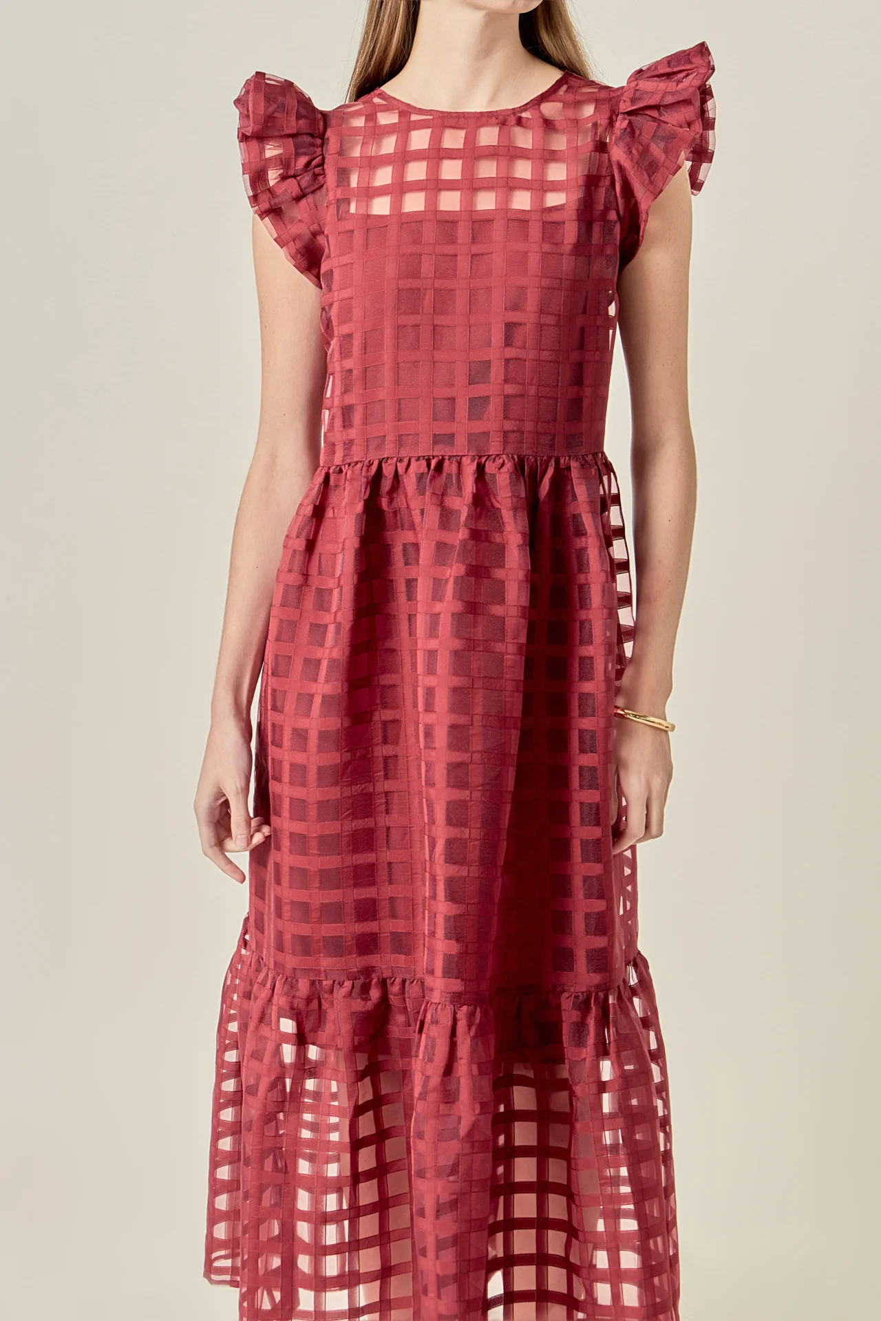 Organza Midi Dress - Image 2