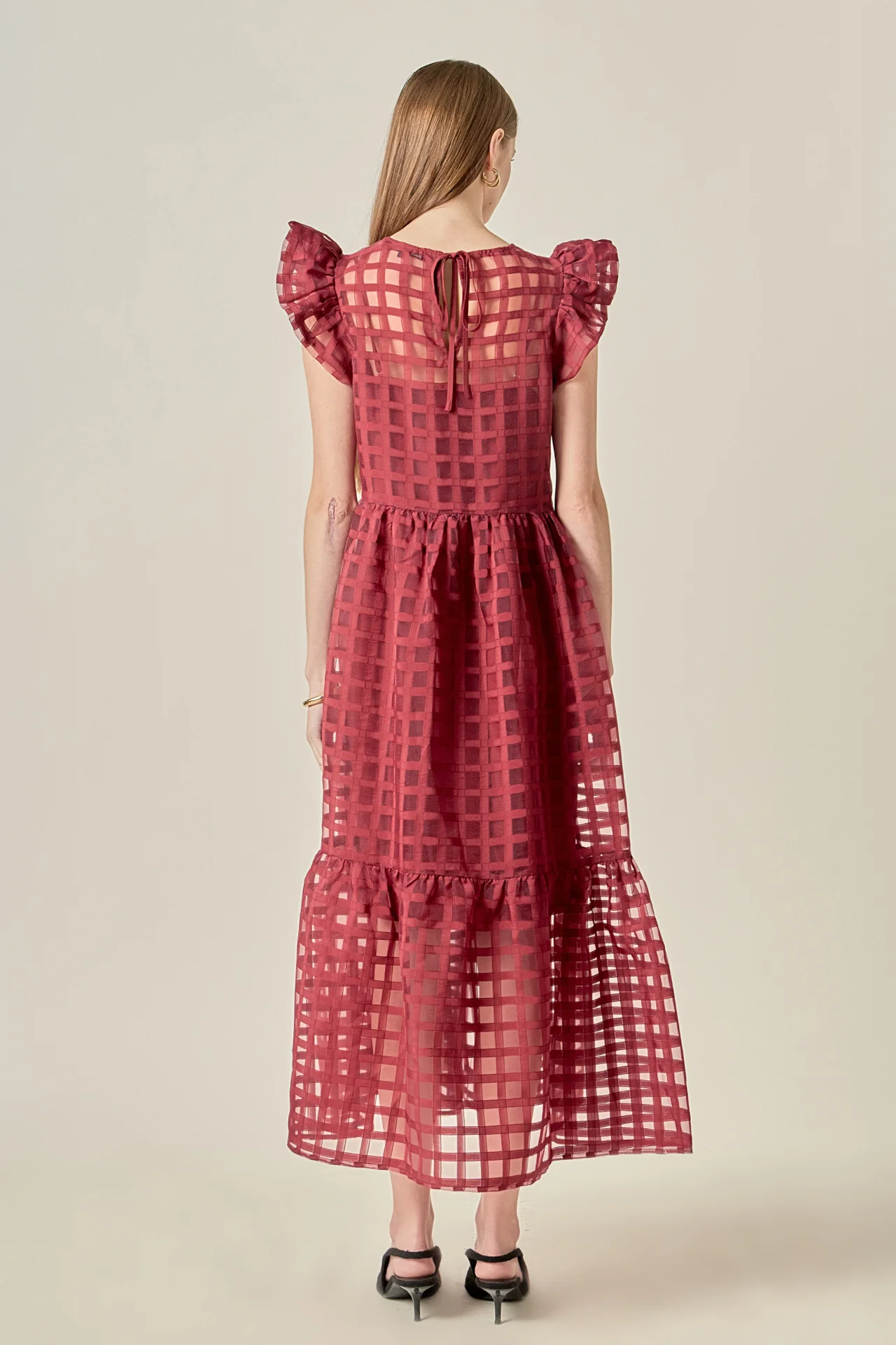 Organza Midi Dress - Image 3