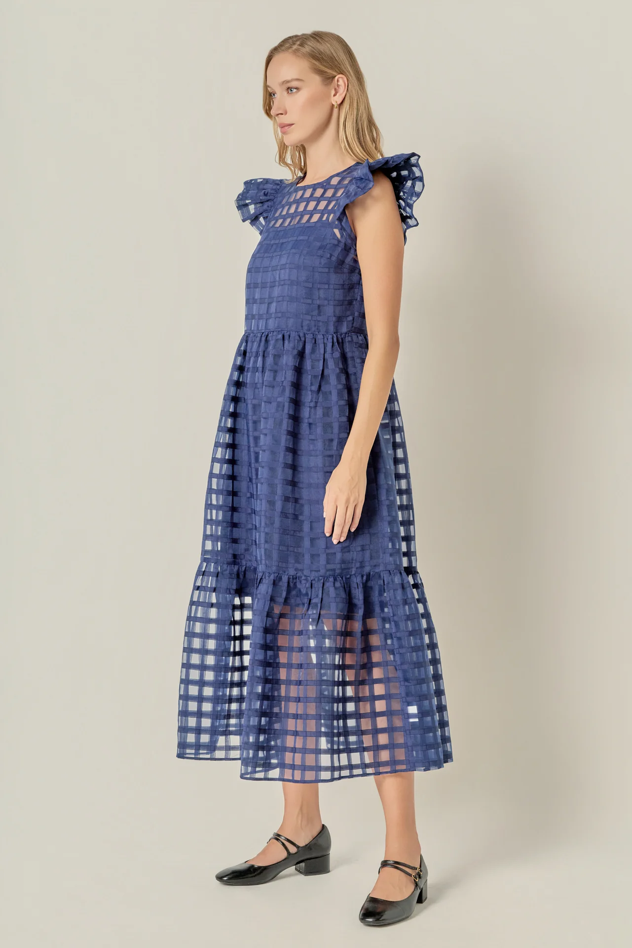 Organza Midi Dress - Image 8
