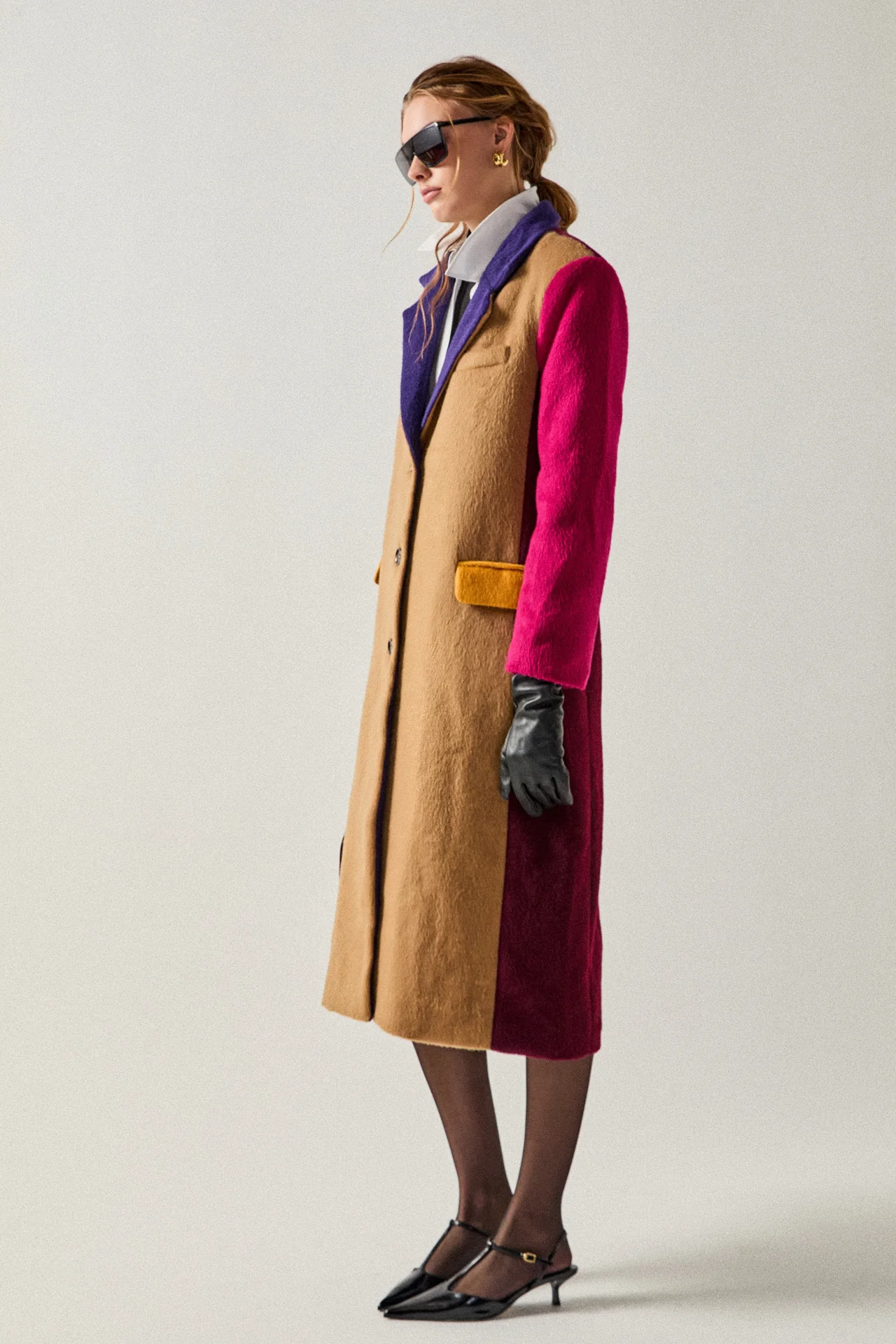 Premium Oversize Color block Coat - Image 3