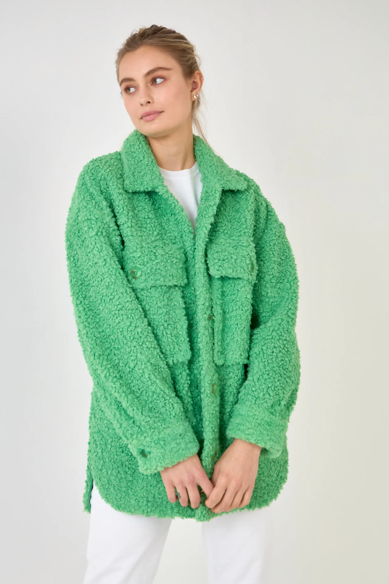 Oversized Sherpa Jacket - Image 15