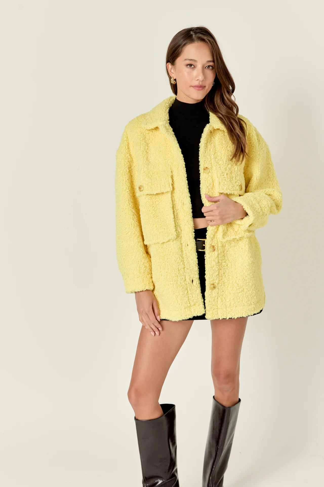Oversized Sherpa Jacket - Image 5