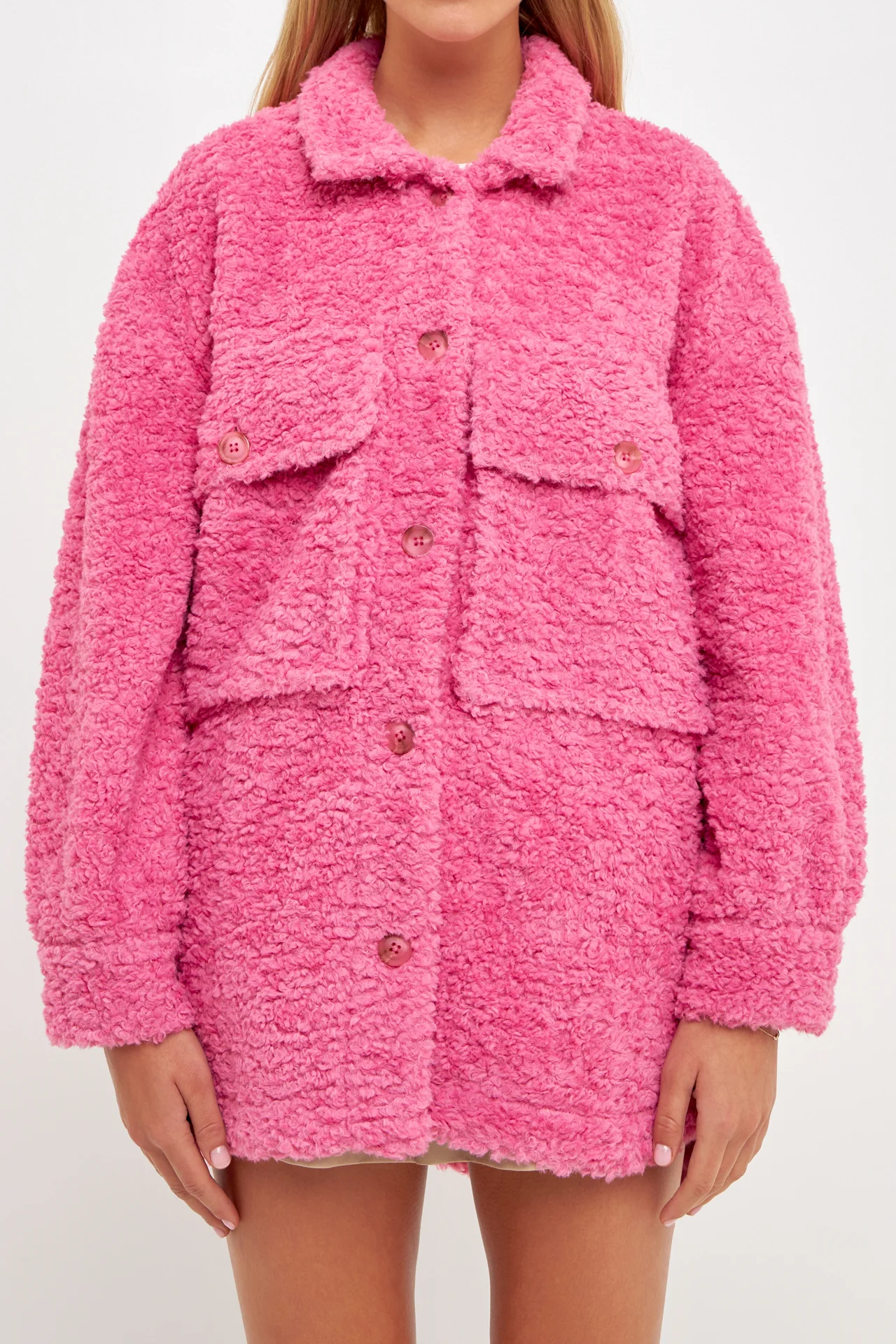 Oversized Sherpa Jacket - Image 7