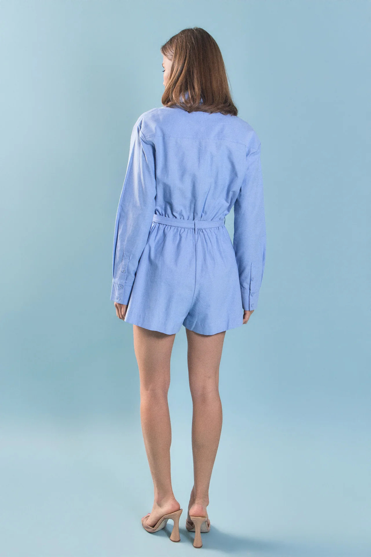 Oxford Belted Romper - Image 14