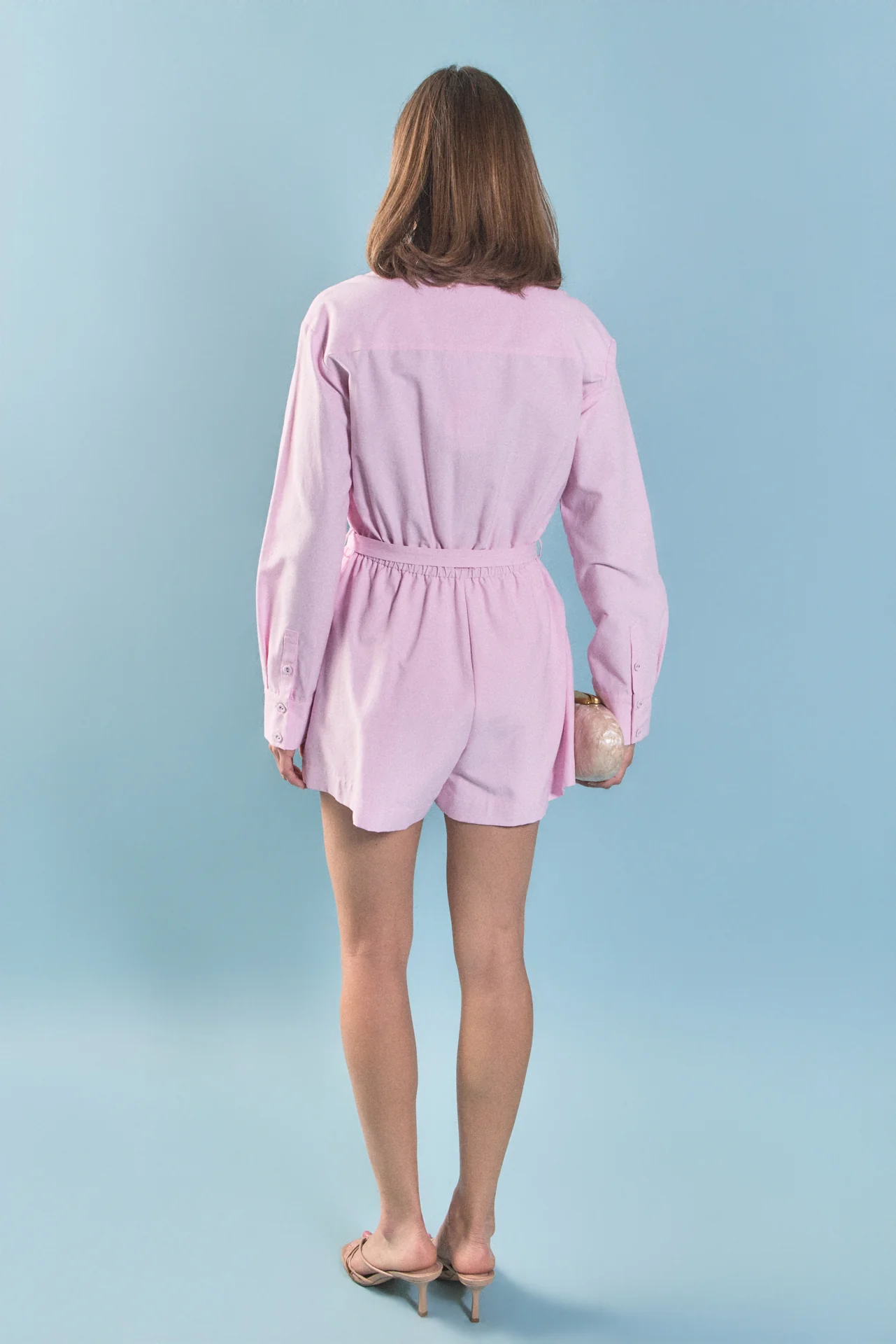 Oxford Belted Romper - Image 5