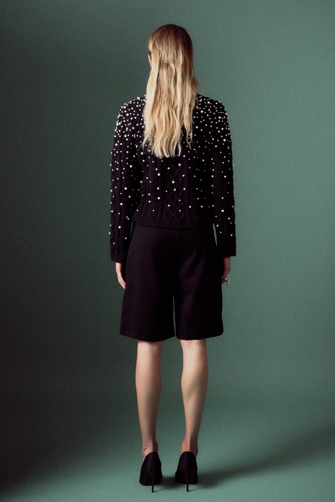 Pearl Cable Sweater - Image 10
