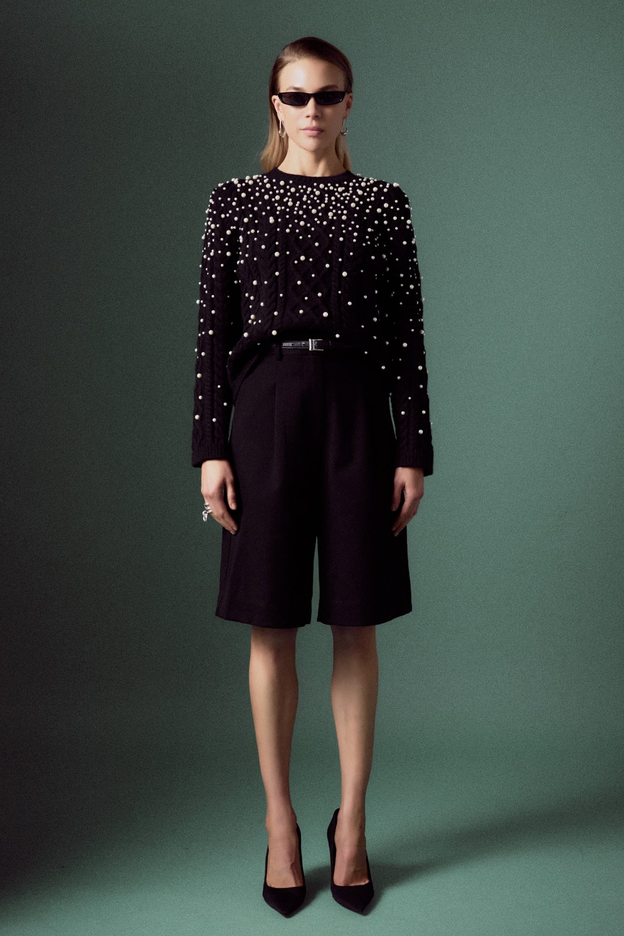 Pearl Cable Sweater - Image 9