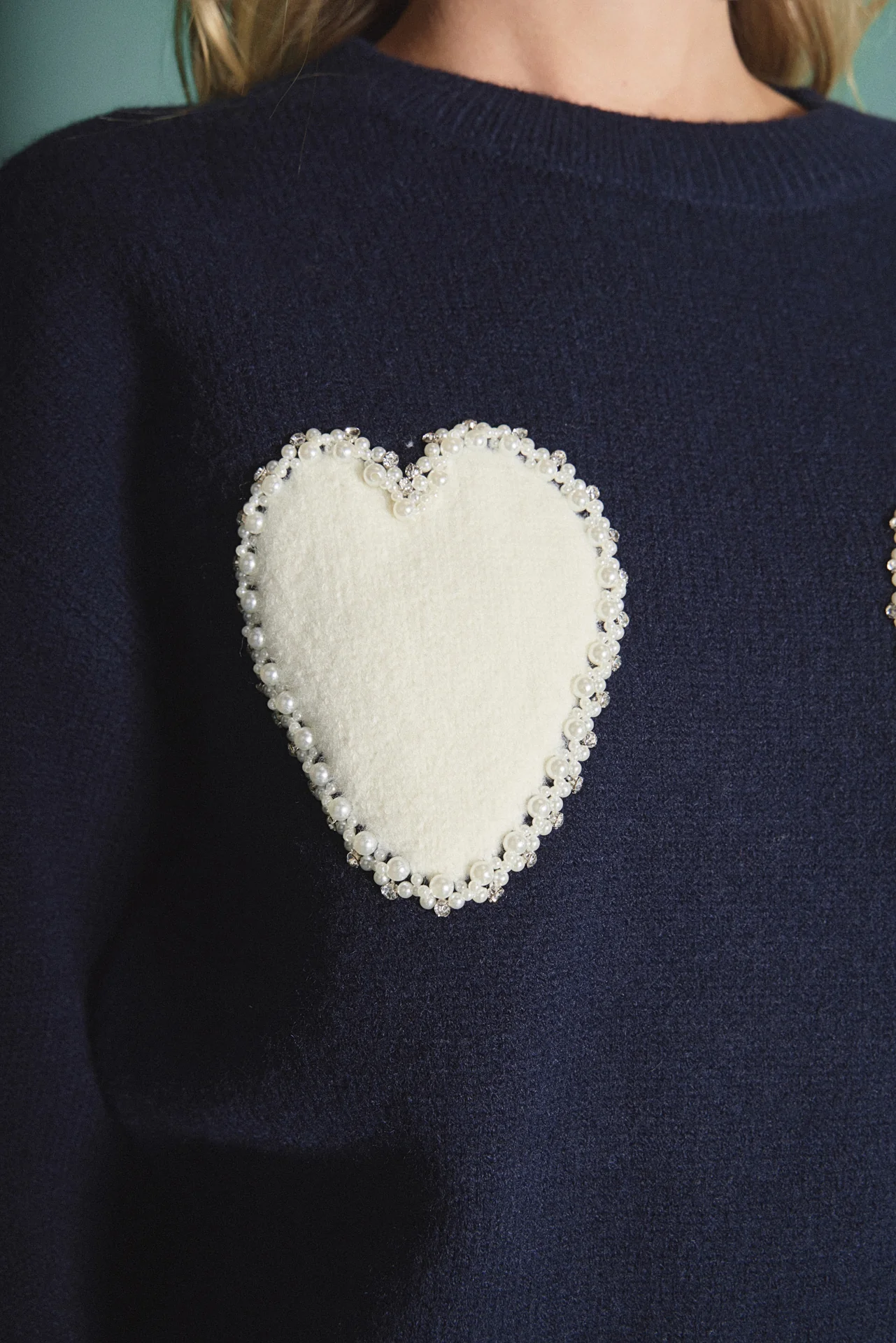 Pearl Heart Sweater - Image 3