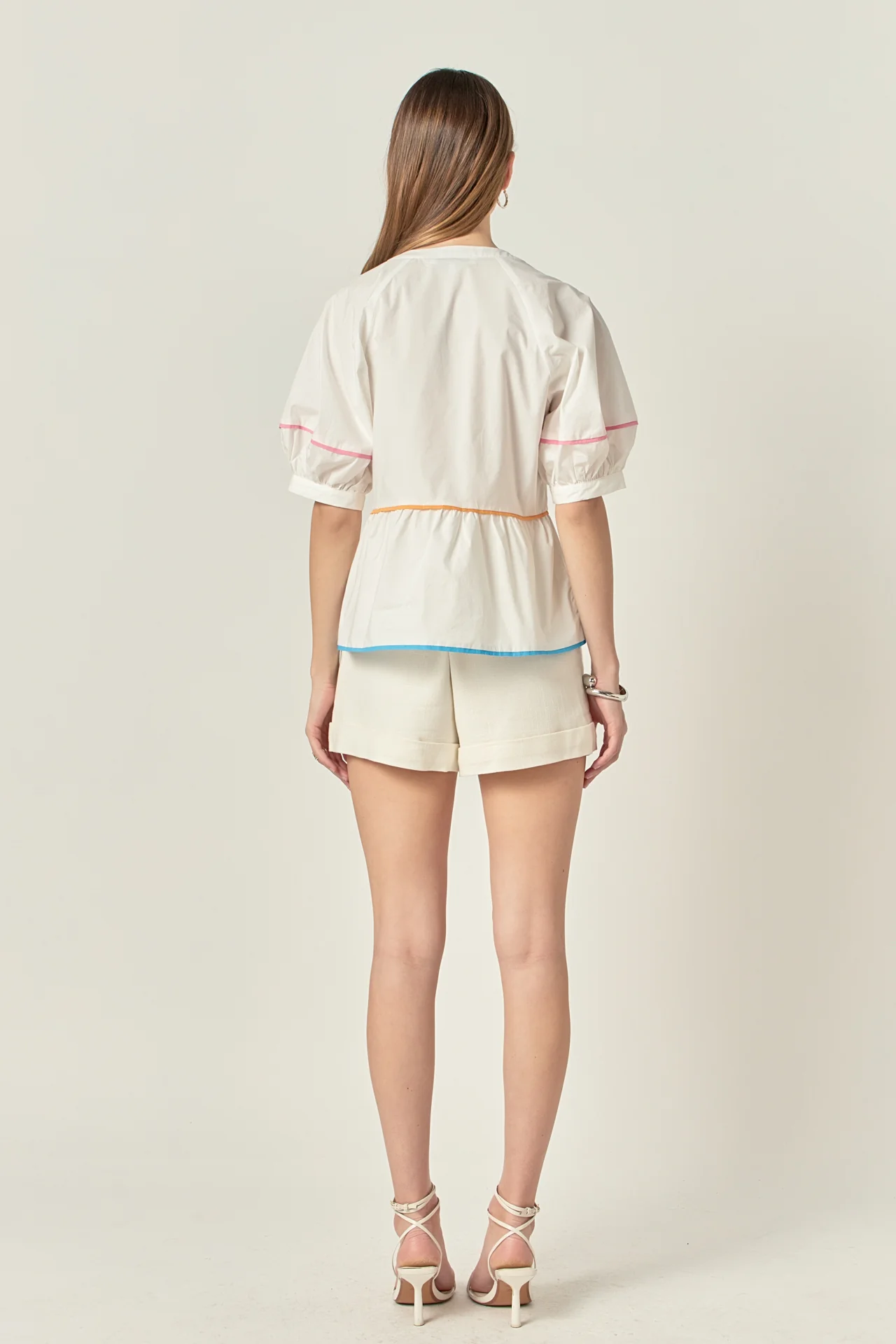 Piping Detailed Blouse - Image 4