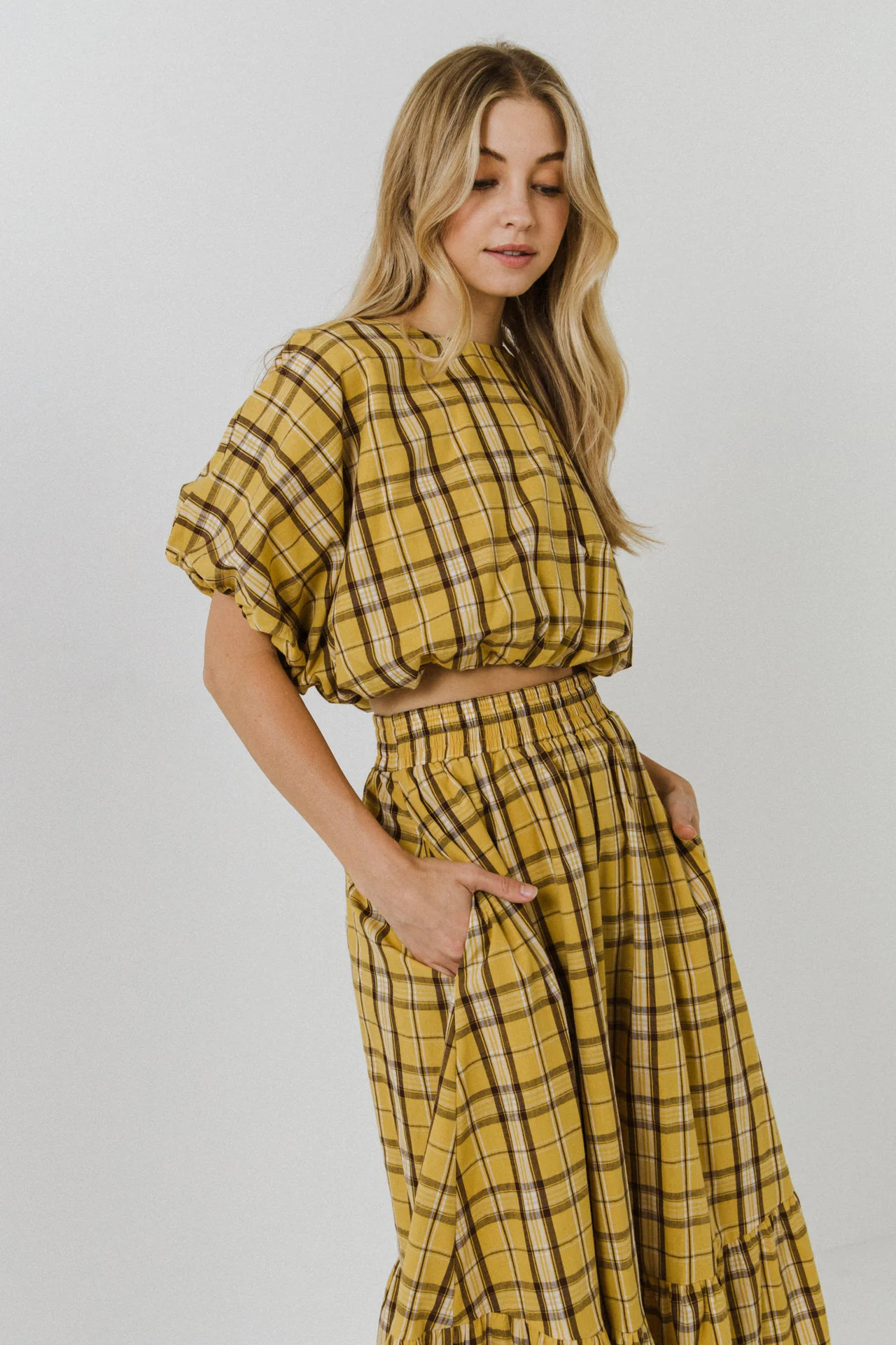 Plaid Maxi Skirt - Image 10