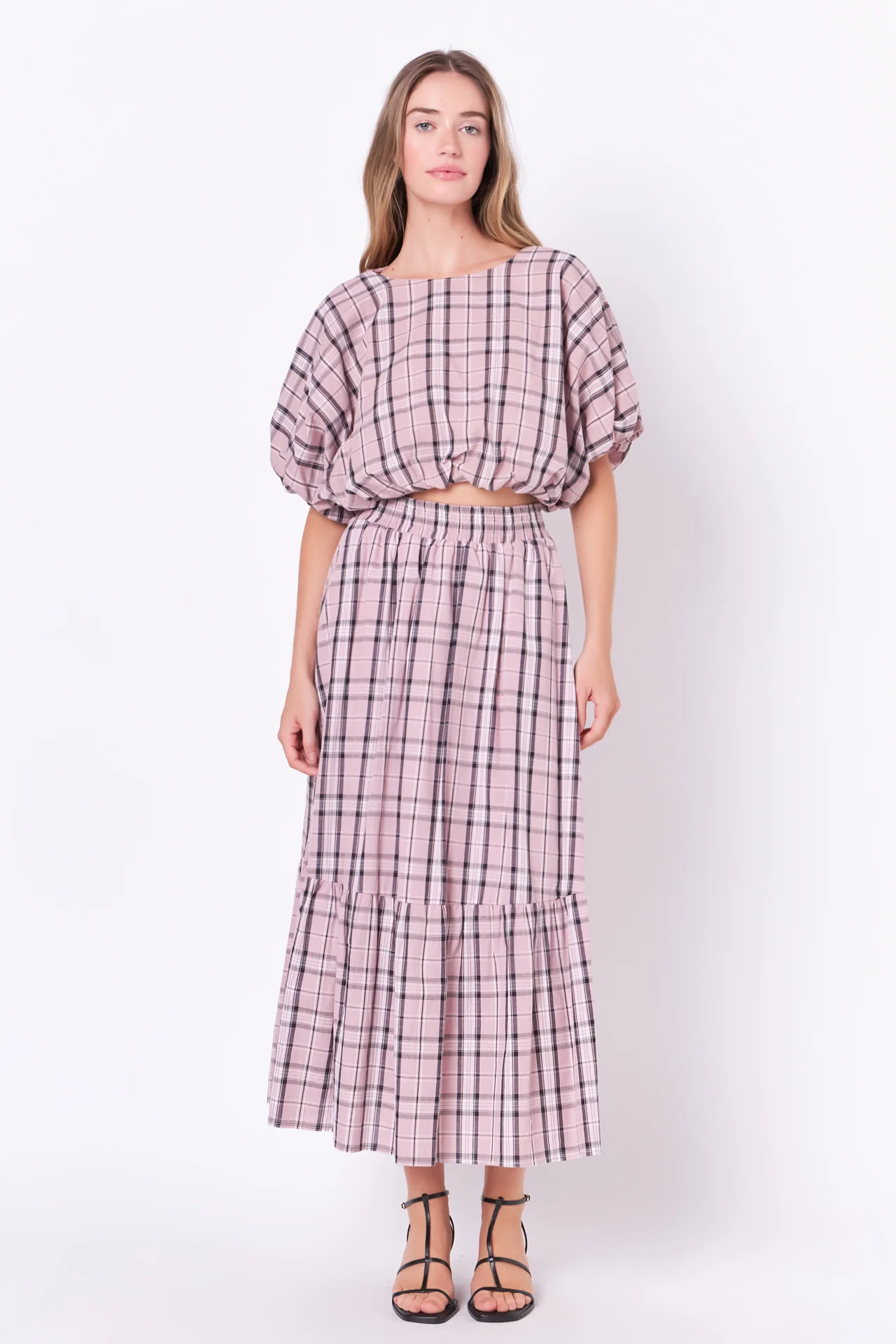 Plaid Maxi Skirt - Image 3