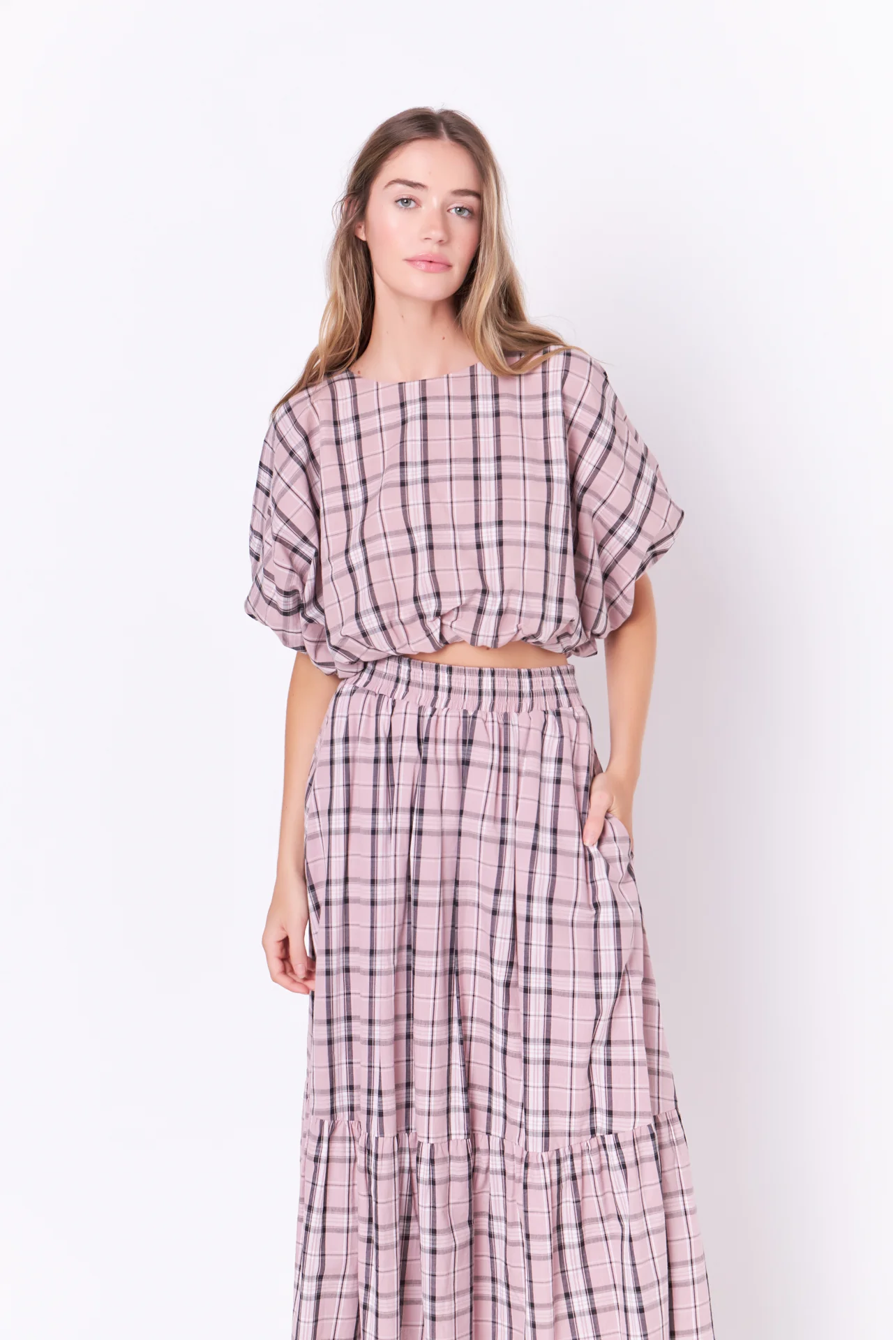 Plaid Maxi Skirt - Image 5